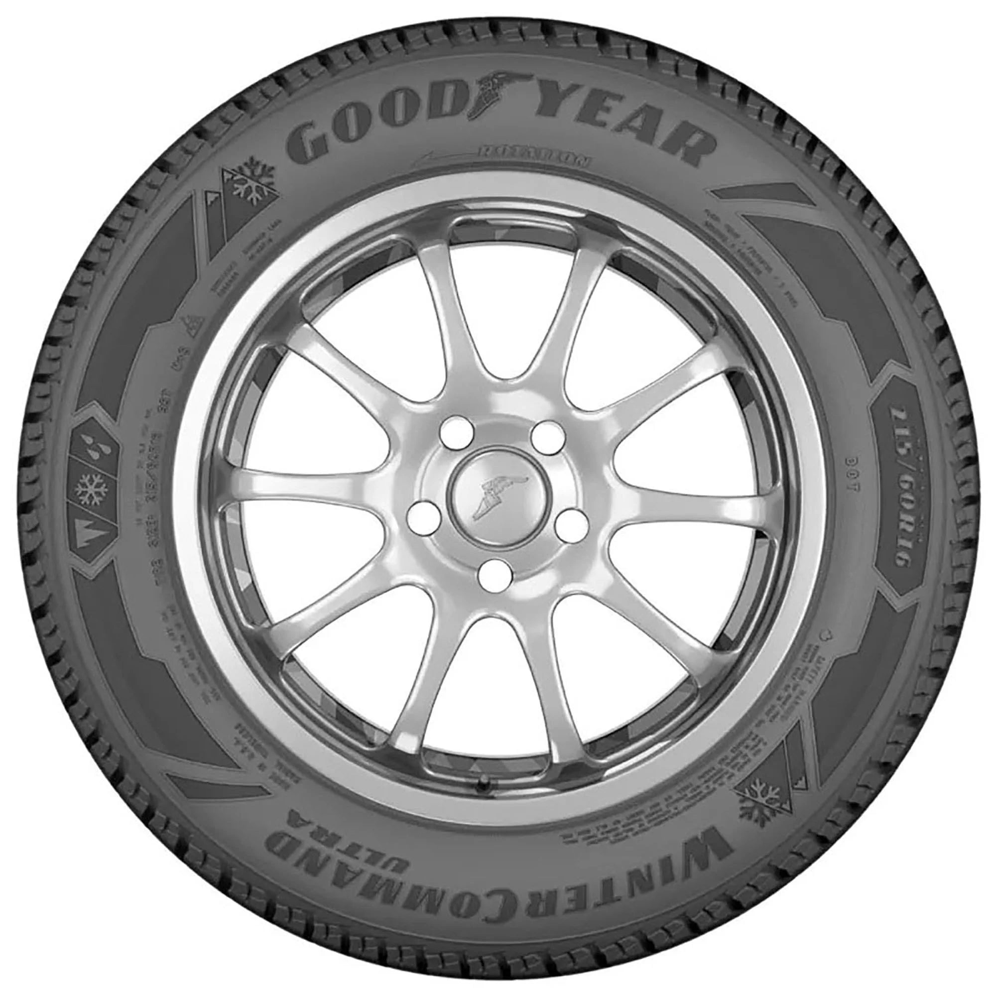 P185/65R15 Goodyear Winter Command Ultra Winter 88T Passenger Tire - Gun Hill Tire House (WTW - WHOLESALE TIRES & WHEELS)
