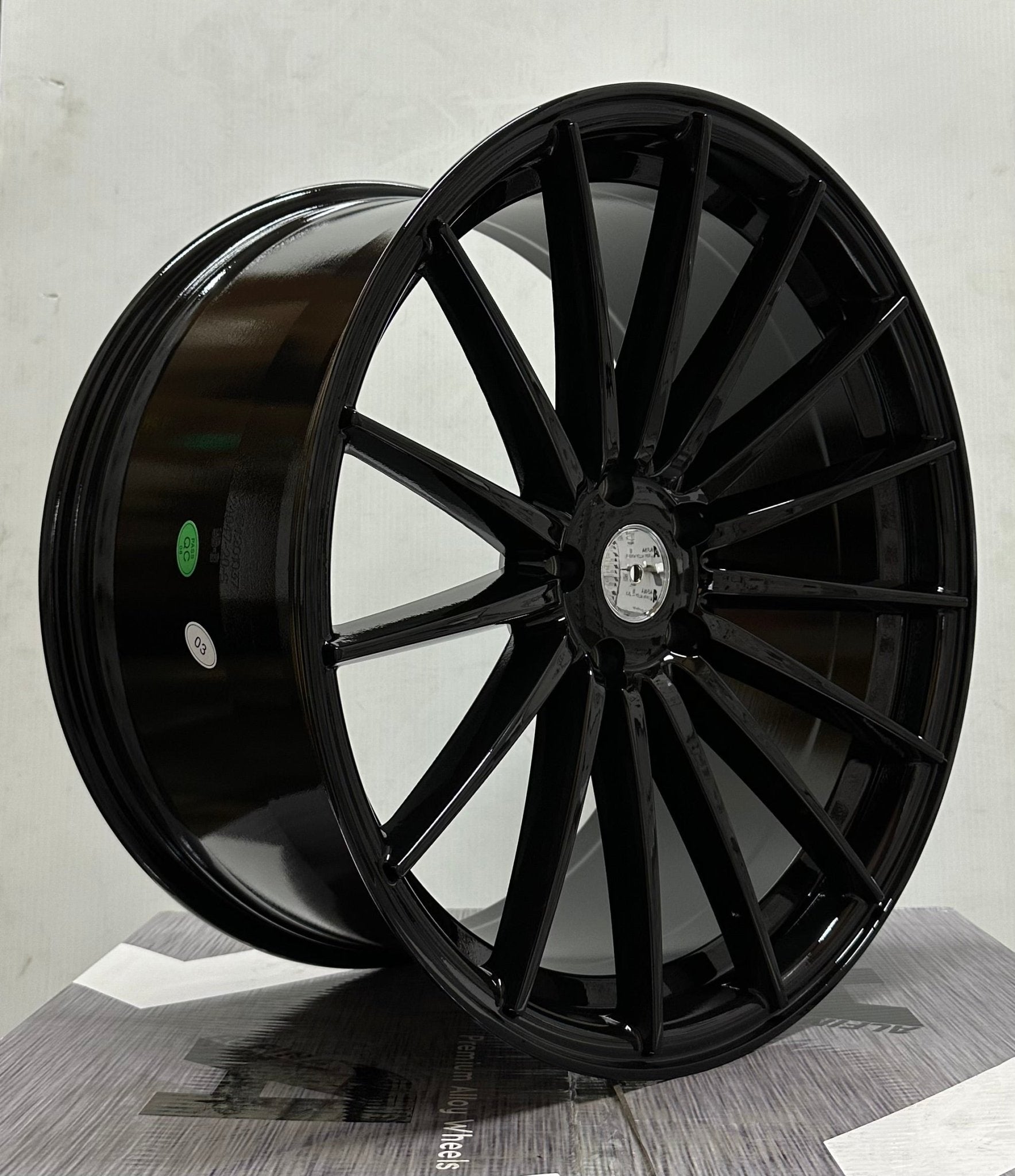 PEGASUS - 0084 VS - 84 Si - 02 20x9.0 5x112 / 5x114.3 GLOSS BLACK - Gun Hill Tire House (WTW - WHOLESALE TIRES & WHEELS)