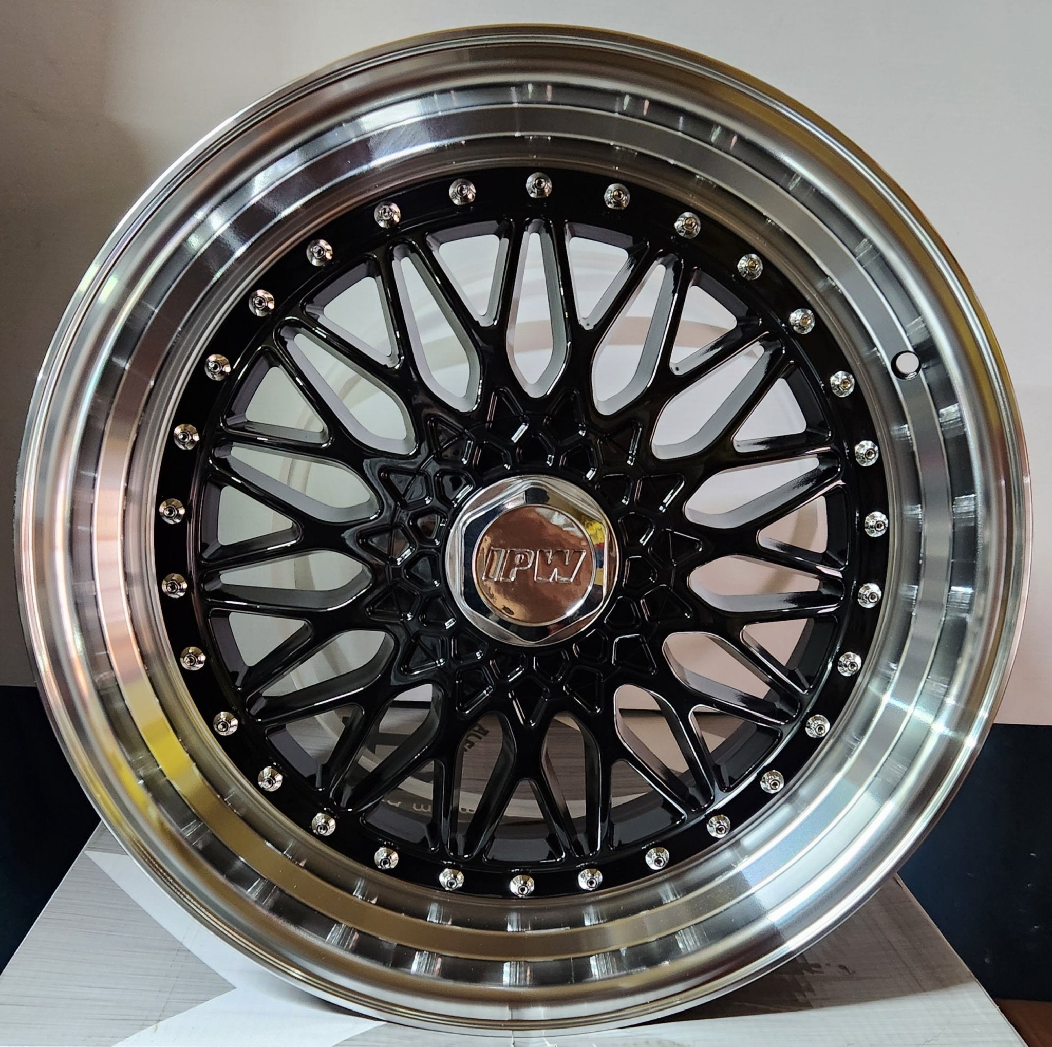 W881 WHEELS 17X8.5 4X100 - 4X114.3 BLACK MACHINED - Gun Hill Tire House (WTW - WHOLESALE TIRES & WHEELS)