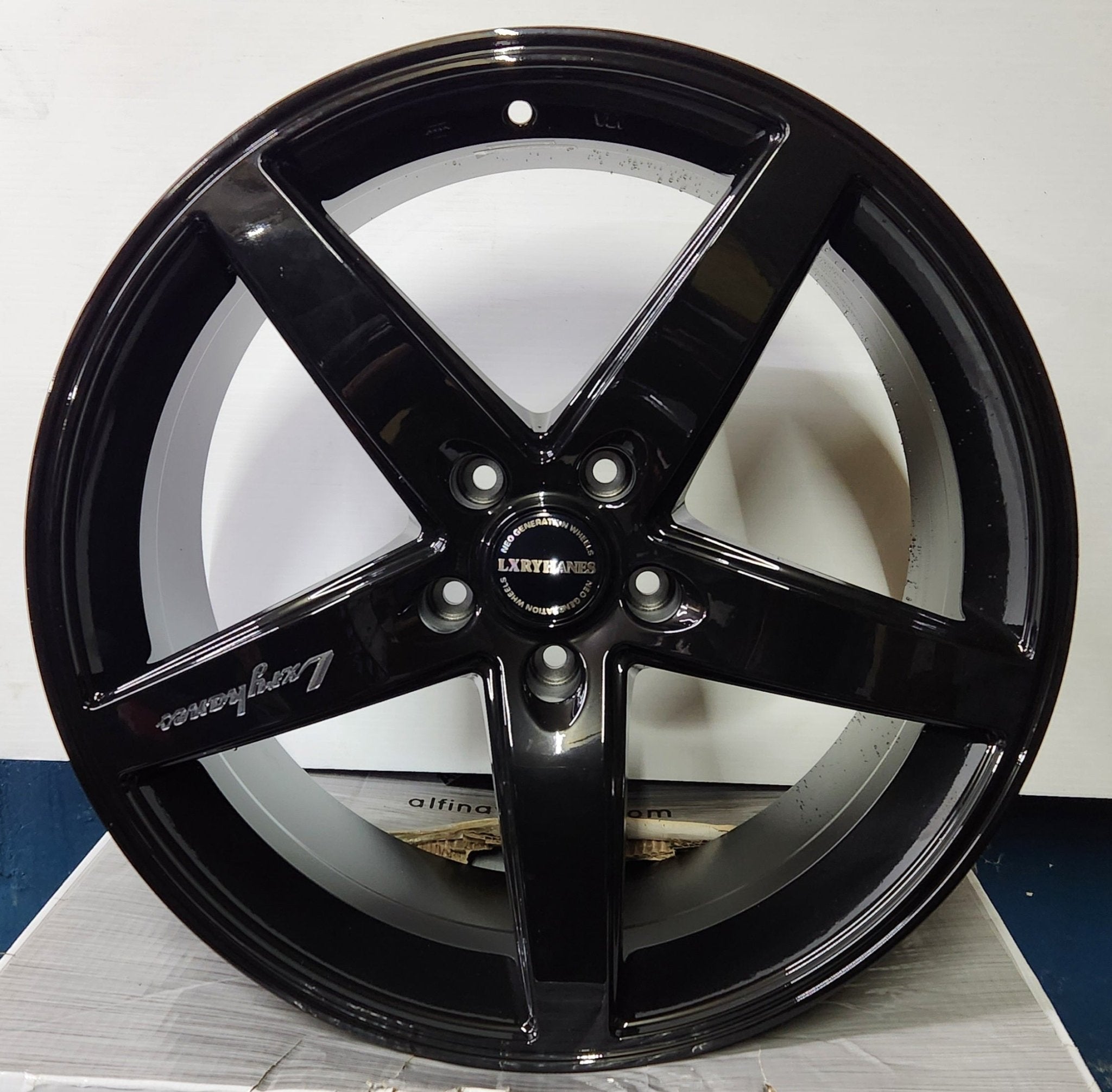 LEXURY HANES LH5 19x8.5 5x4.5 PIANO BLACK - Gun Hill Tire House (WTW - WHOLESALE TIRES & WHEELS)