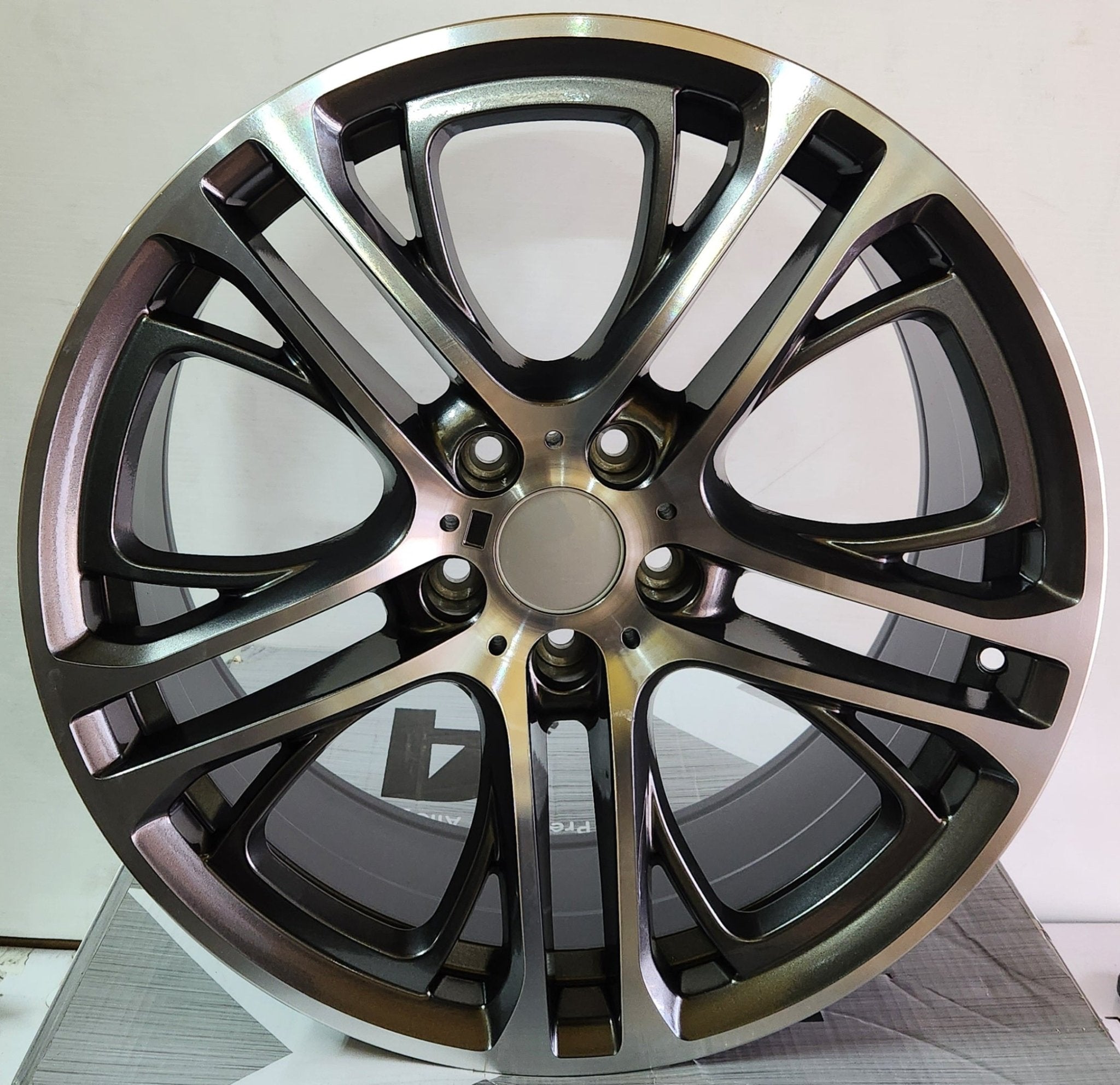 WCL205 WHEELS 20x8.5 5x120 GLOSS GRAPHITE MACHINE - Gun Hill Tire House (WTW - WHOLESALE TIRES & WHEELS)