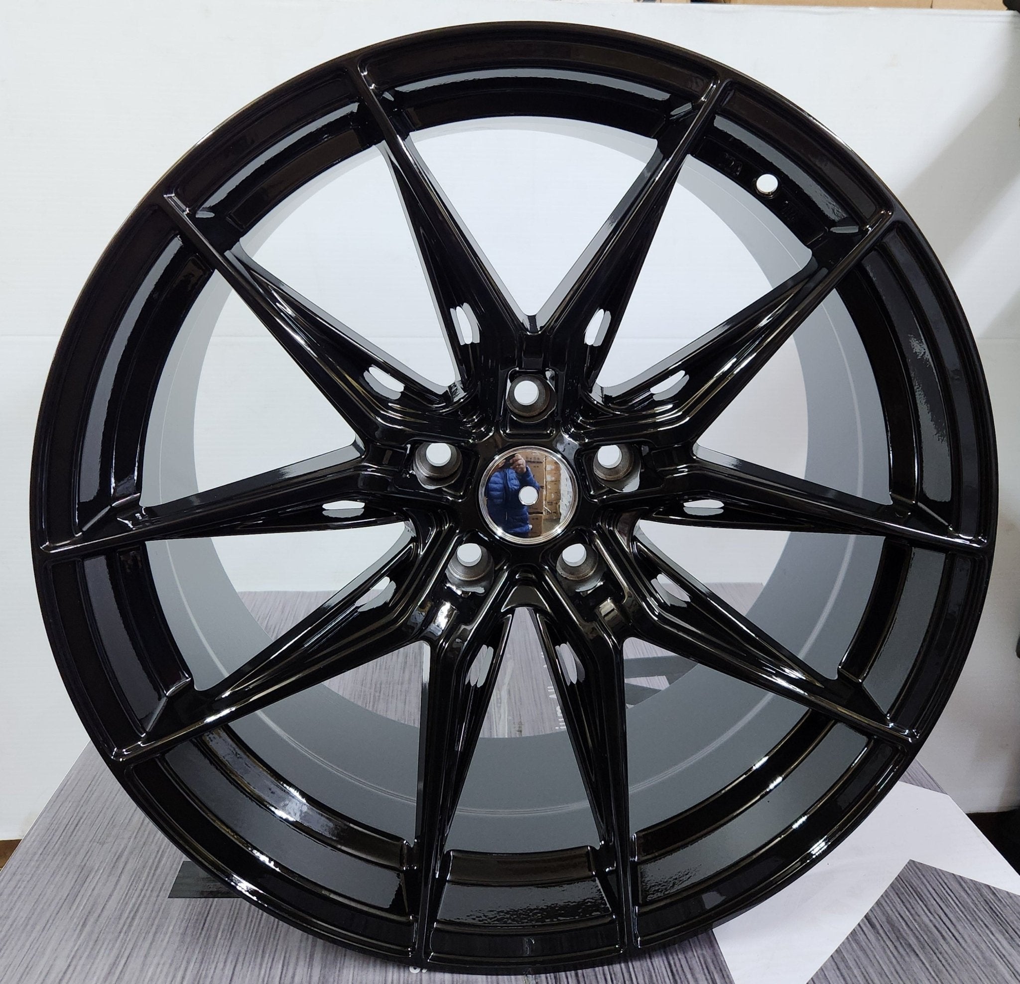 PEGASUS 5559 Si - 04 19x8.5 5x112 5x1114.3 GLOSS BLACK - Gun Hill Tire House (WTW - WHOLESALE TIRES & WHEELS)