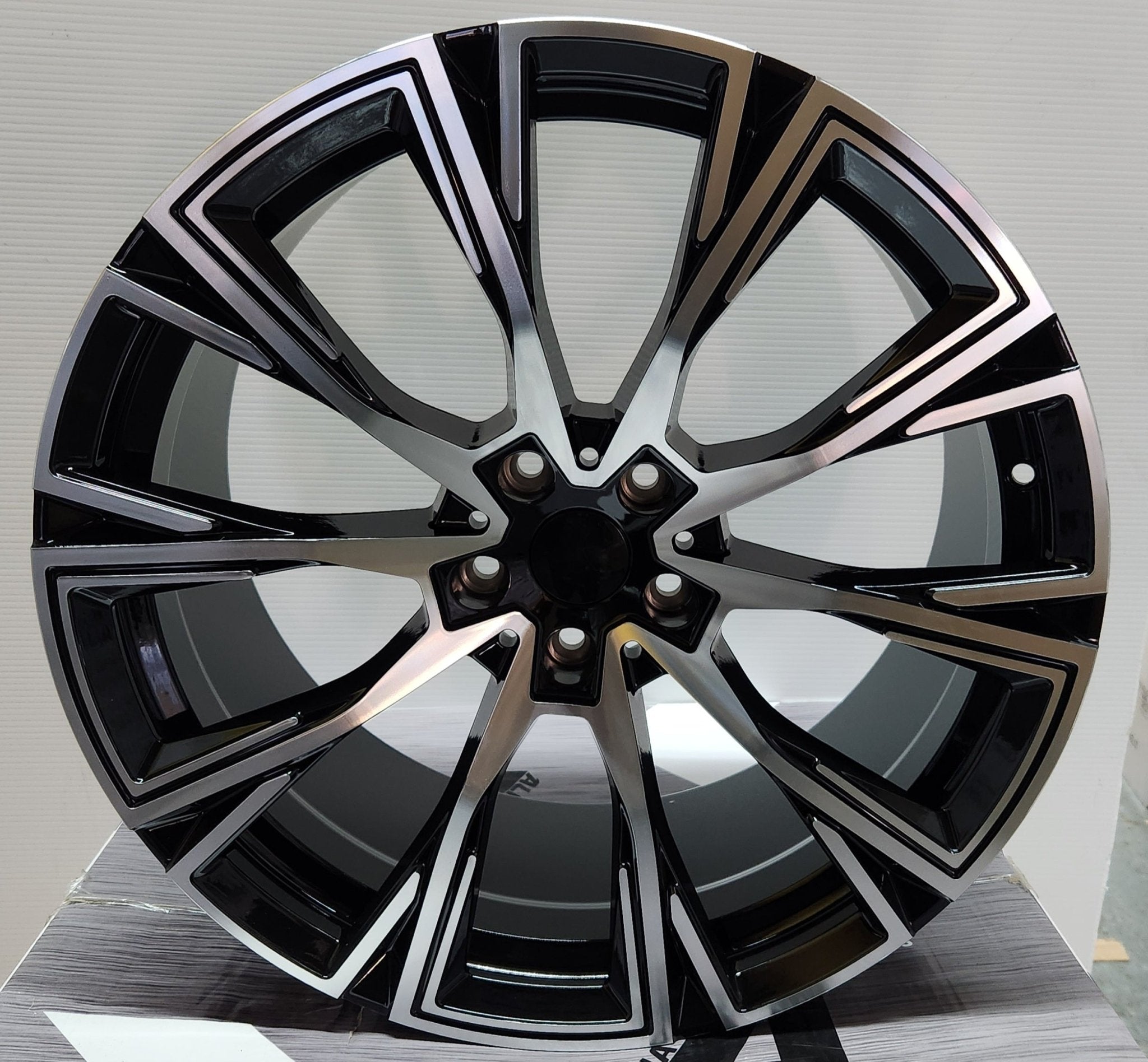 OE - D1130 826i STYLE 20x9.5 5x112 GLOSS BLACK MACHINE FACE - Gun Hill Tire House (WTW - WHOLESALE TIRES & WHEELS)