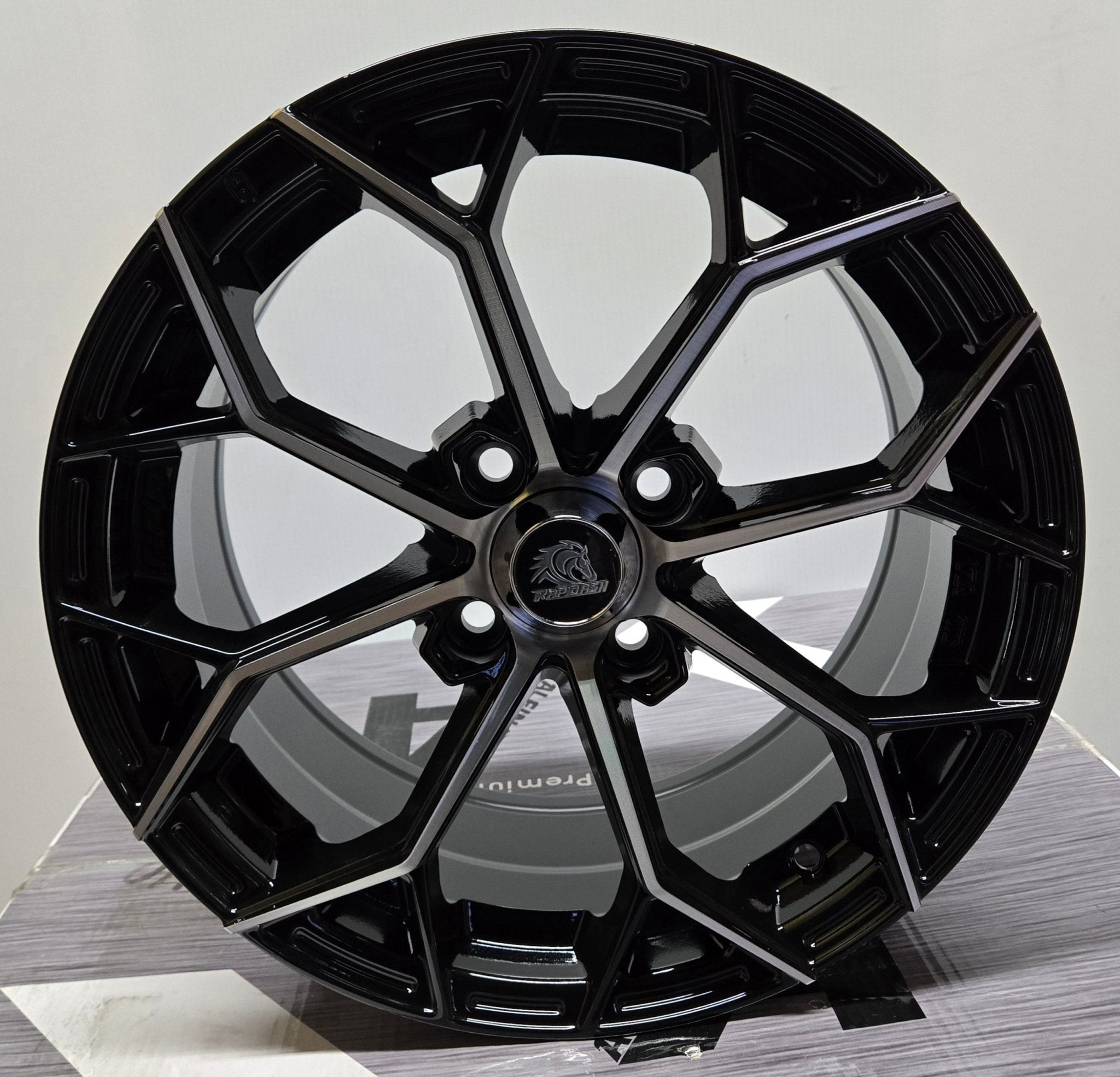 PEGASUS NS - 070 X1179 15X7 4X100 BLACK MACHINED - Gun Hill Tire House (WTW - WHOLESALE TIRES & WHEELS)