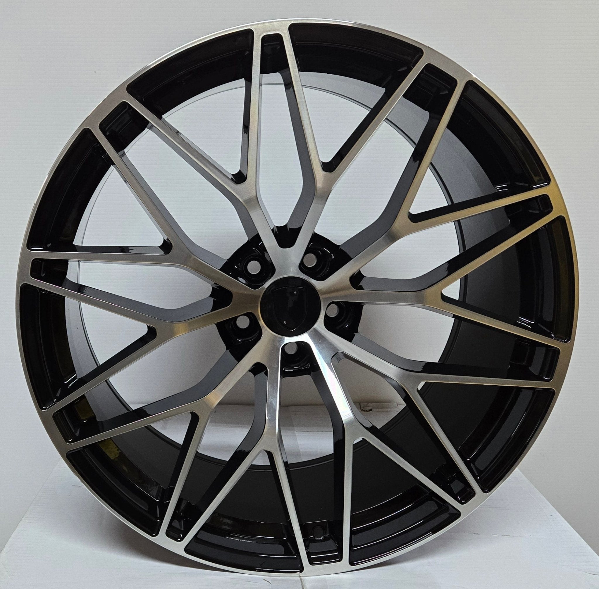 W864 21X9.5 5X112 BLACK MACHINED FACE - Gun Hill Tire House (WTW - WHOLESALE TIRES & WHEELS)