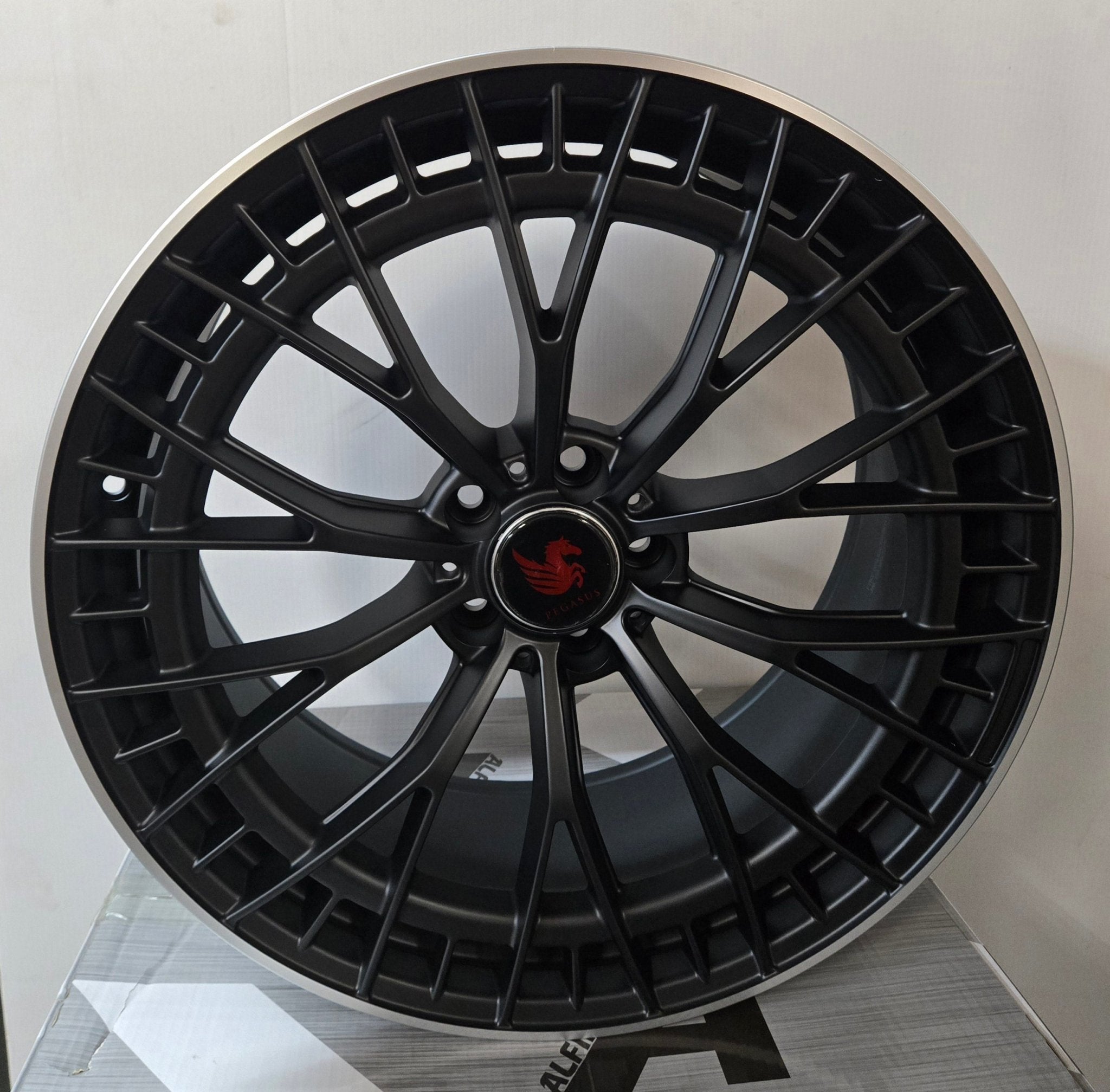 OE - FT607 20X9.5 5X112 BLACCK MACHINED FACE - Gun Hill Tire House (WTW - WHOLESALE TIRES & WHEELS)