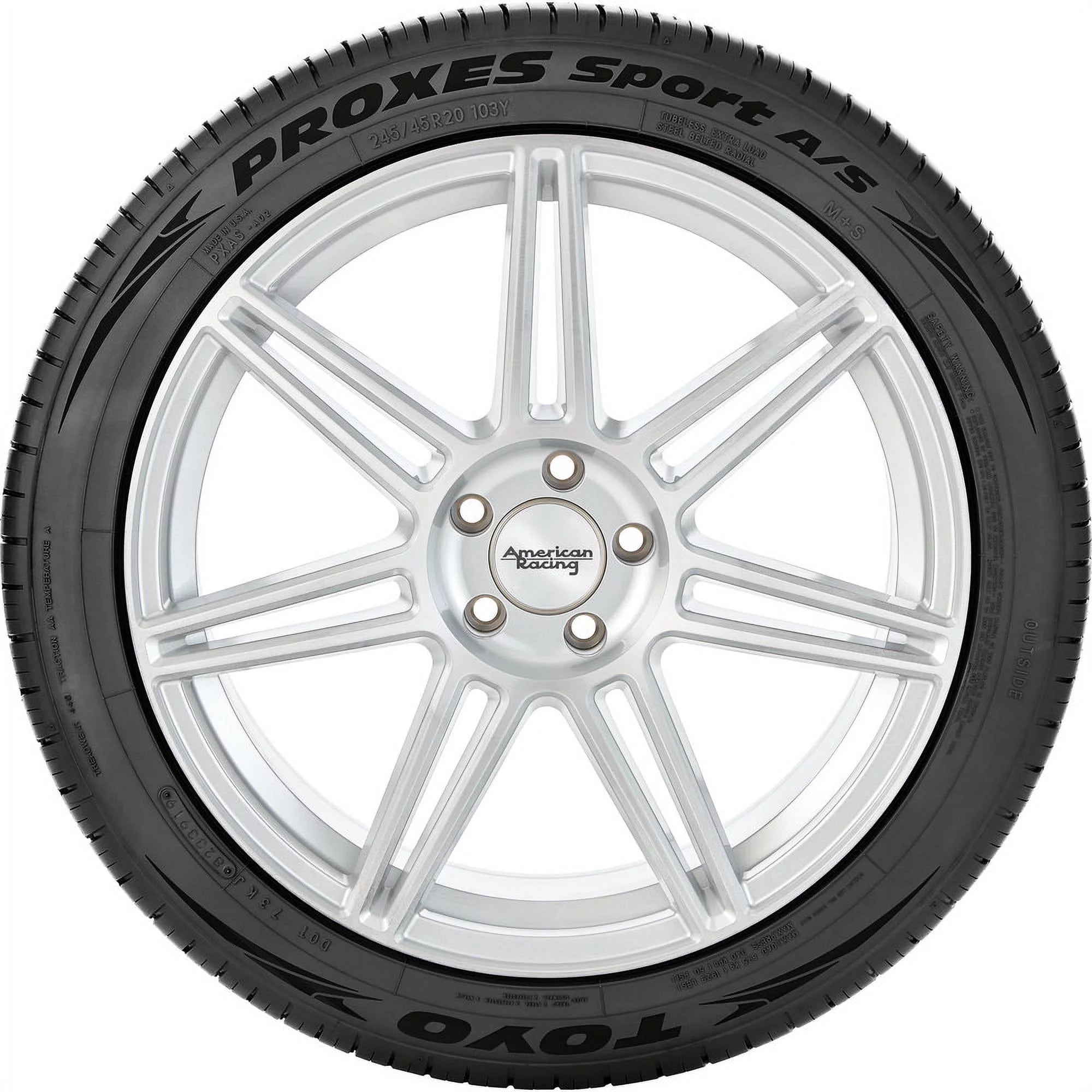 255/35R20 Toyo Proxes Sport A/S 97Y All - Season Tire - Gun Hill Tire House (WTW - WHOLESALE TIRES & WHEELS)