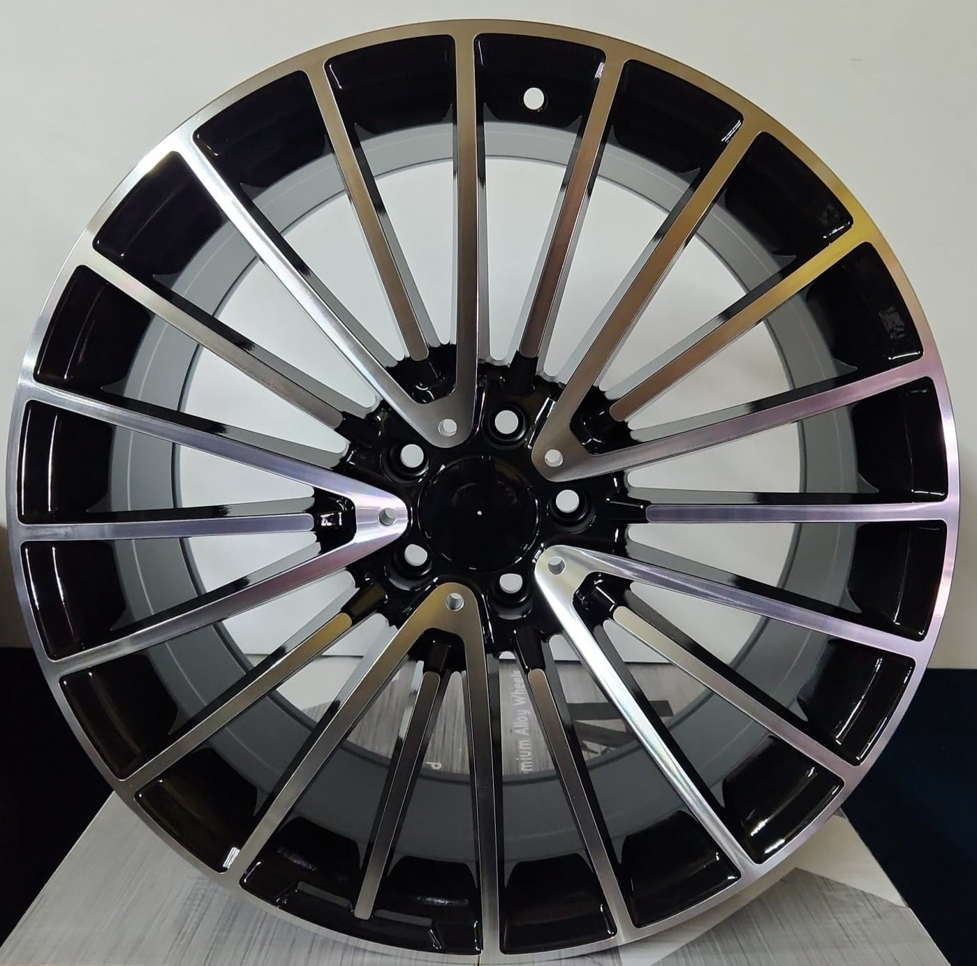 WCL103 0235 WHEELS 20x9.5 5x112 GLOSS BLACK MACHINED - Gun Hill Tire House (WTW - WHOLESALE TIRES & WHEELS)