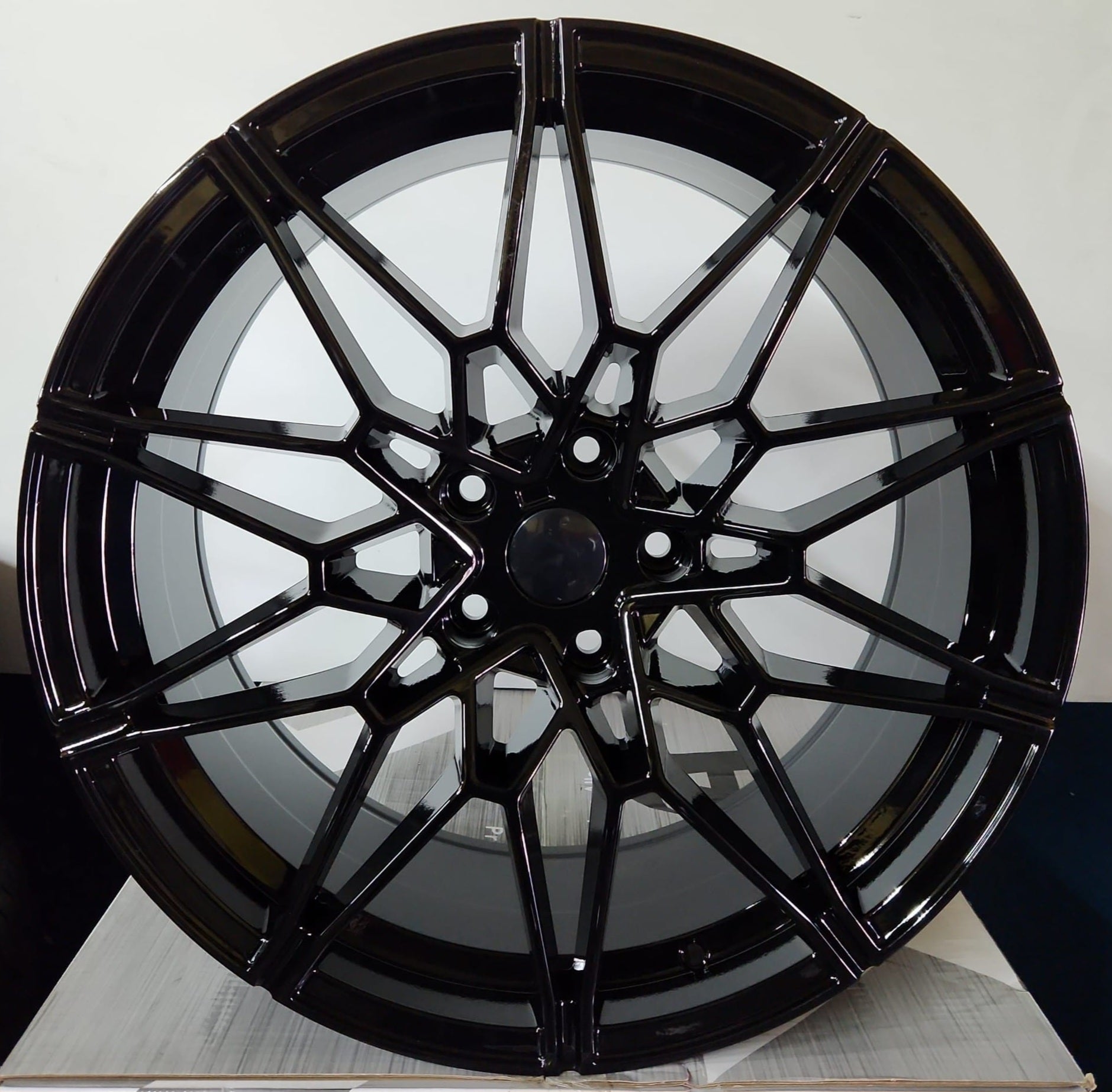 YC1484 826M 19x9.5 5x112 GLOSS BLACK - Gun Hill Tire House (WTW - WHOLESALE TIRES & WHEELS)
