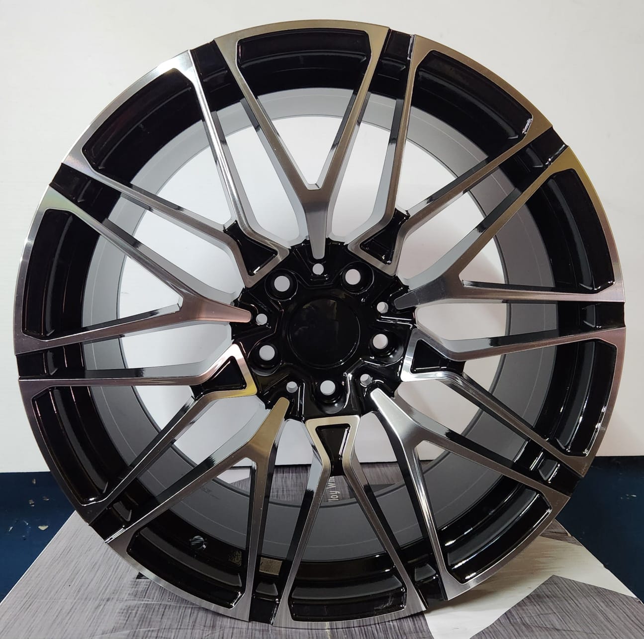 WCL207 WHEELS OE - 22507 - 4 418M STYLE 19X9.5 5X120 PIANO BLACK MACHINE FACE - Gun Hill Tire House (WTW - WHOLESALE TIRES & WHEELS)