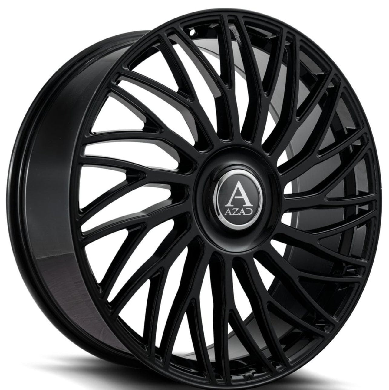AZAD 301 22X10.5 5X127 5X130 GLOSS BLACK - Gun Hill Tire House (WTW - WHOLESALE TIRES & WHEELS)