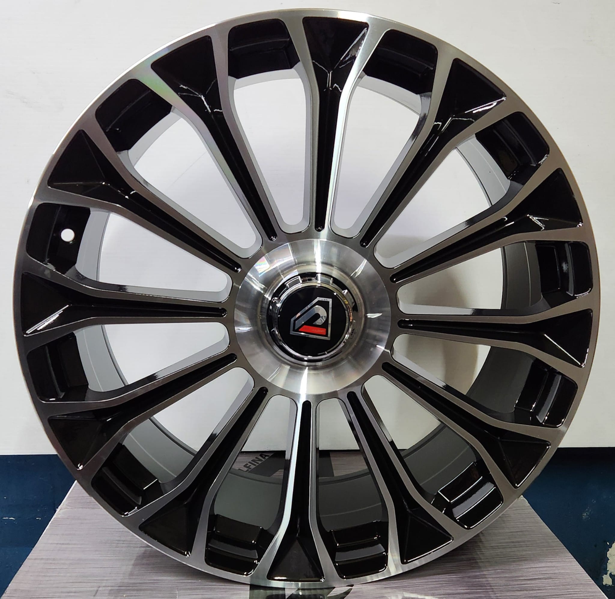OE - FBX003 - 7 FLOW FORGED 17x7.5 5x112 GLOSS BLACK MACHINED FACE - Gun Hill Tire House (WTW - WHOLESALE TIRES & WHEELS)