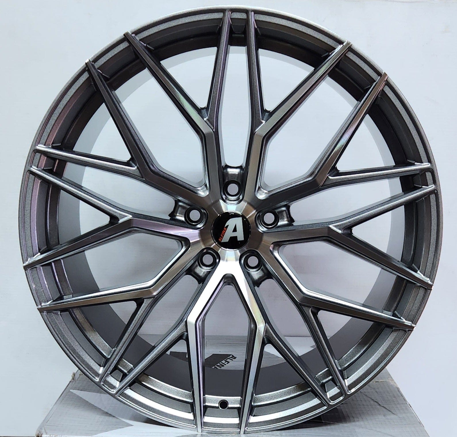 AF303 22x10.5 5X114.3 GLOSS GUNMETAL MACHINED FACE - Gun Hill Tire House (WTW - WHOLESALE TIRES & WHEELS)