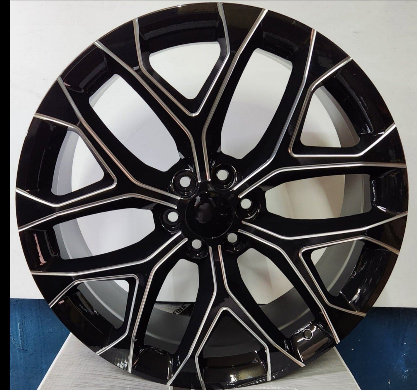 REP348 26x10 6x139.7 GLOSS BLACK AND MILLED - Gun Hill Tire House (WTW - WHOLESALE TIRES & WHEELS)