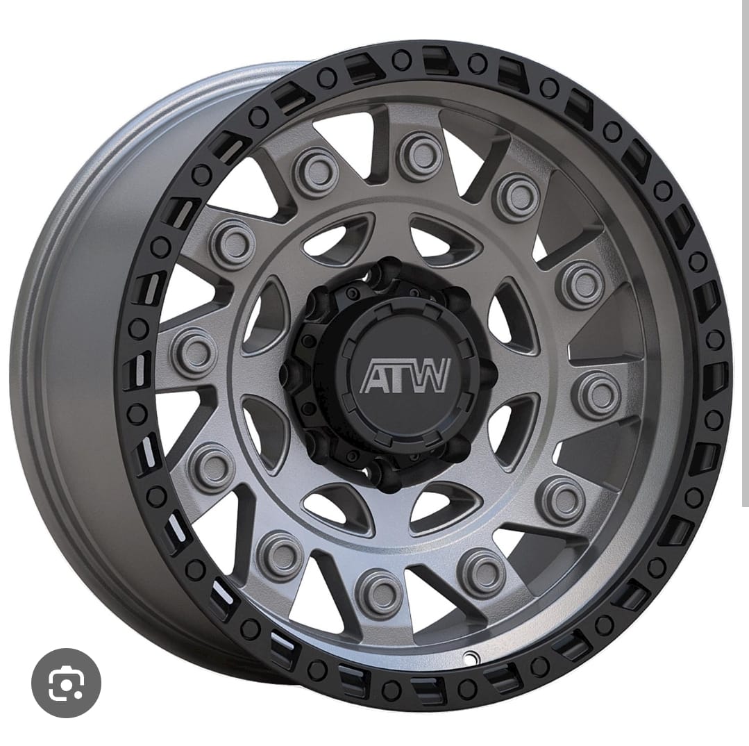 ATW CONGO 20X10 8X165 GUNMETAL BLACK LIP - Gun Hill Tire House (WTW - WHOLESALE TIRES & WHEELS)