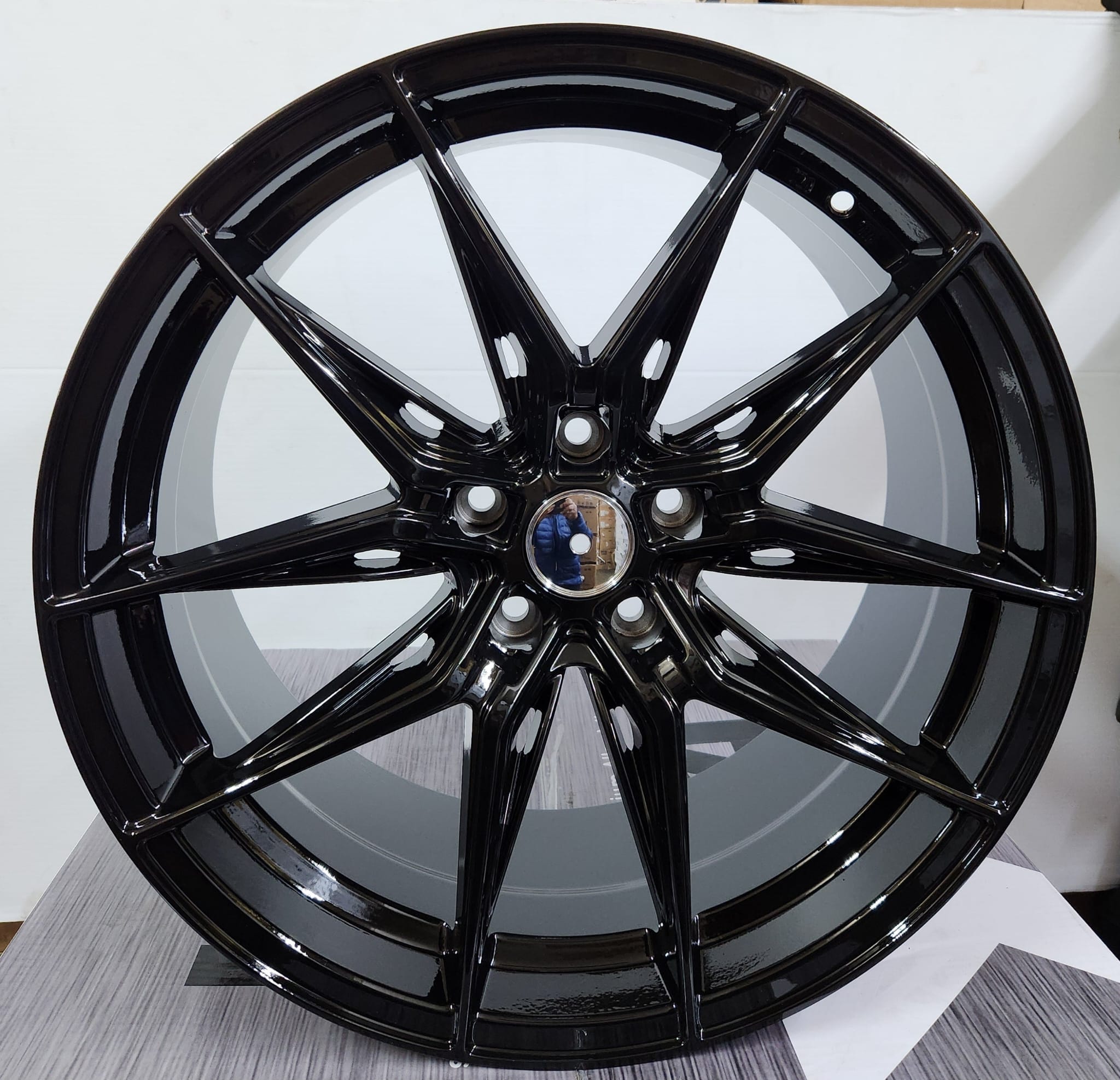 PEGASUS - 5559 Si - 04 20x9.0 5x112 / 5x114.3 GLOSS BLACK - Gun Hill Tire House (WTW - WHOLESALE TIRES & WHEELS)