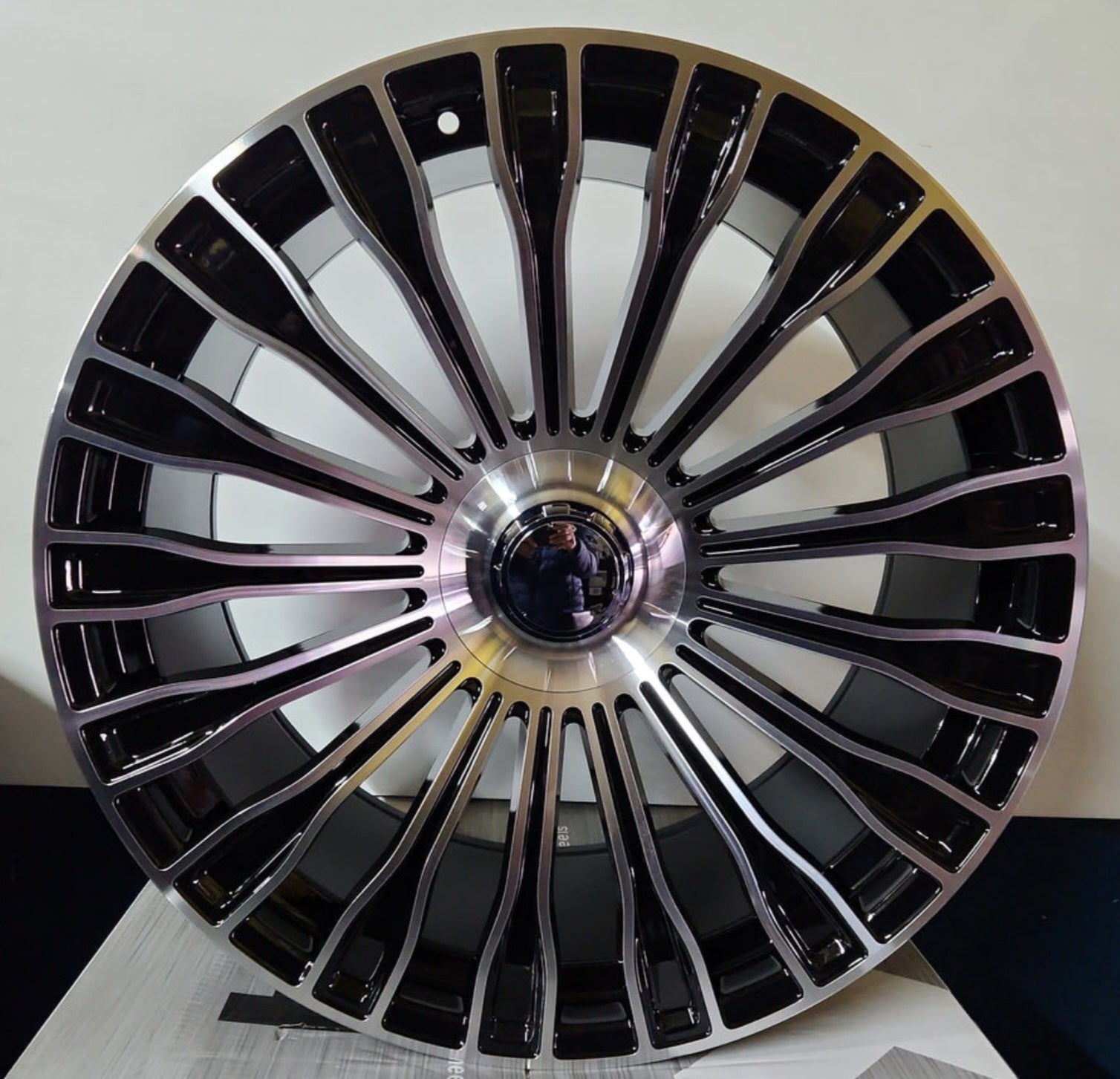 STYLE RM66 22X9 5X112 MACHINED FACE W/ BLACK OUTLINE - Gun Hill Tire House (WTW - WHOLESALE TIRES & WHEELS)