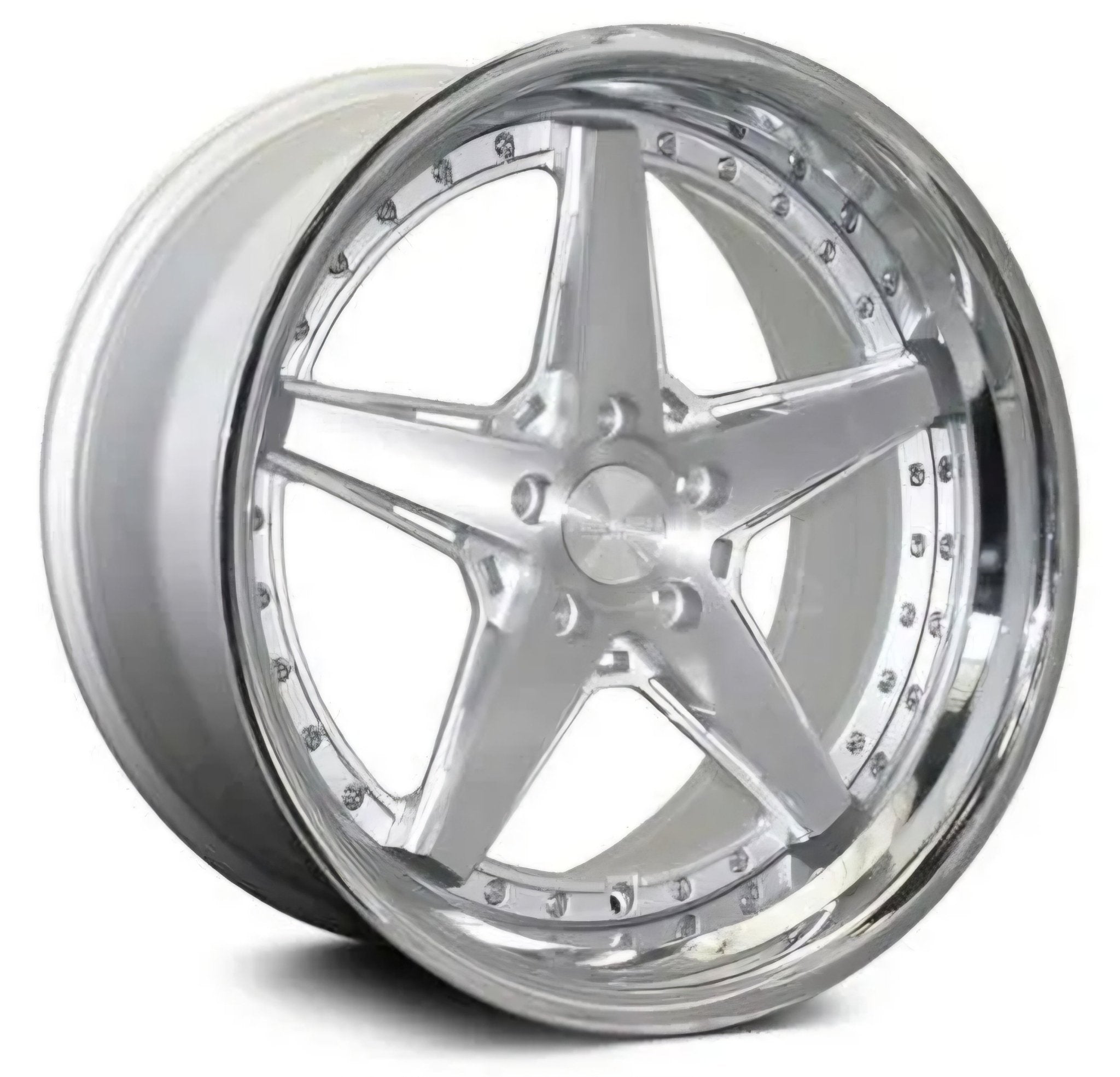 RENNEN CSL7 20x10.5 5x114.3 SILVER BRUSHED / CHROME SSL LIP - Gun Hill Tire House (WTW - WHOLESALE TIRES & WHEELS)