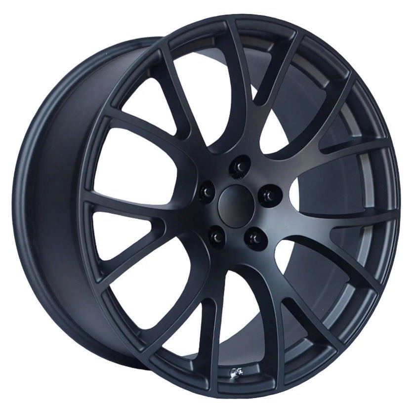 HELLCAT SRT F8377 20X9.5 5X115 MATT BLACK - Gun Hill Tire House (WTW - WHOLESALE TIRES & WHEELS)