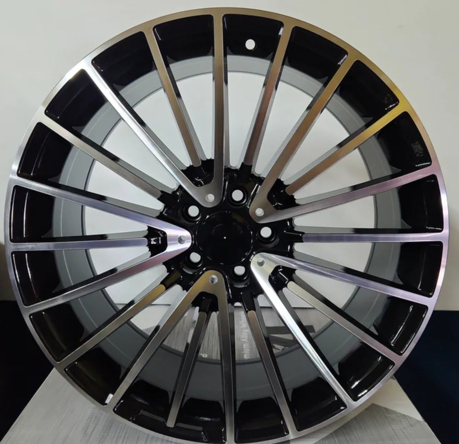 WCL103 WHEELS 22x10.5 5x112 GLOSS BLACK MACHINE - Gun Hill Tire House (WTW - WHOLESALE TIRES & WHEELS)