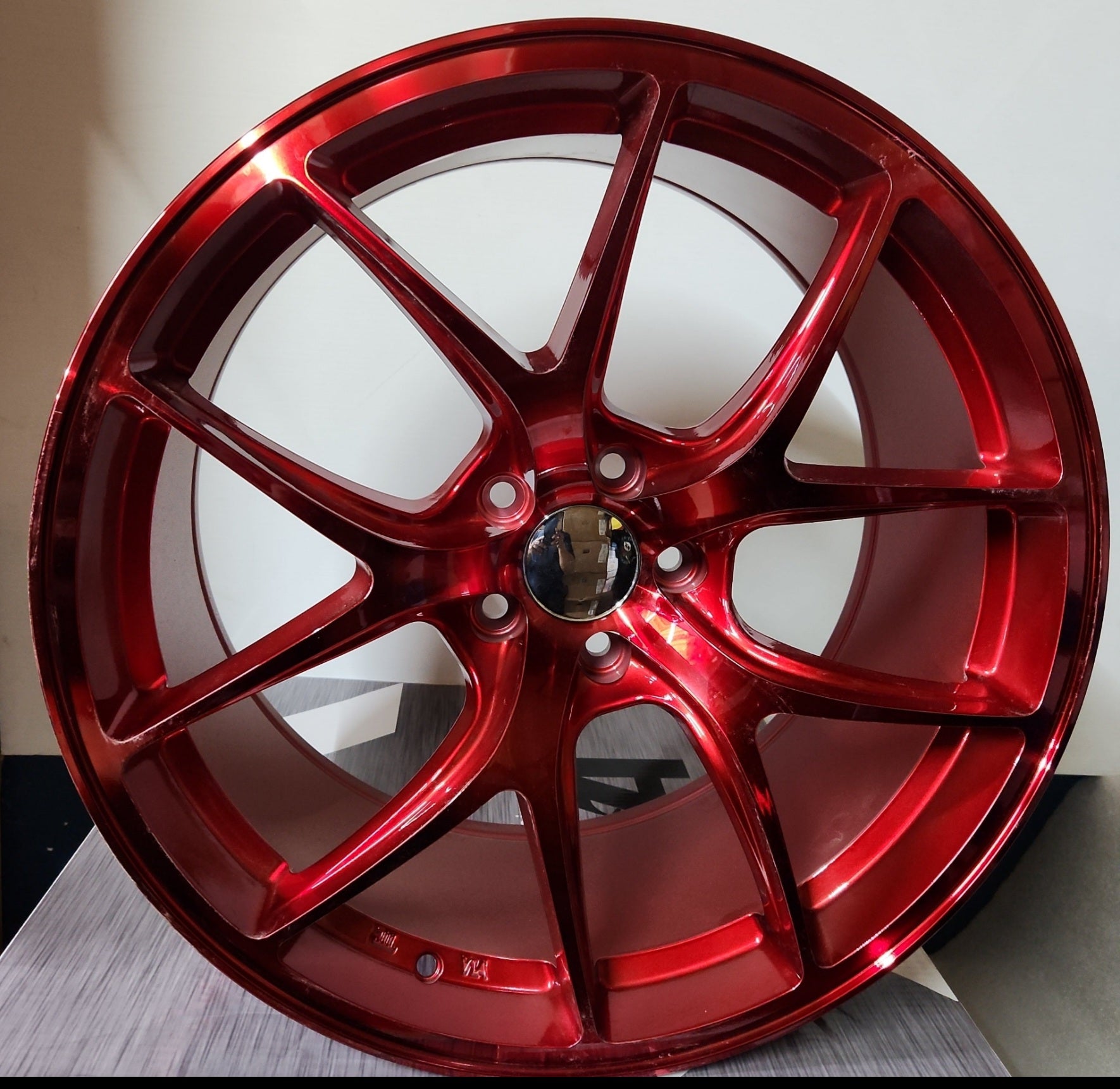 W005 20X8.5 5X114.3 RED - Gun Hill Tire House (WTW - WHOLESALE TIRES & WHEELS)