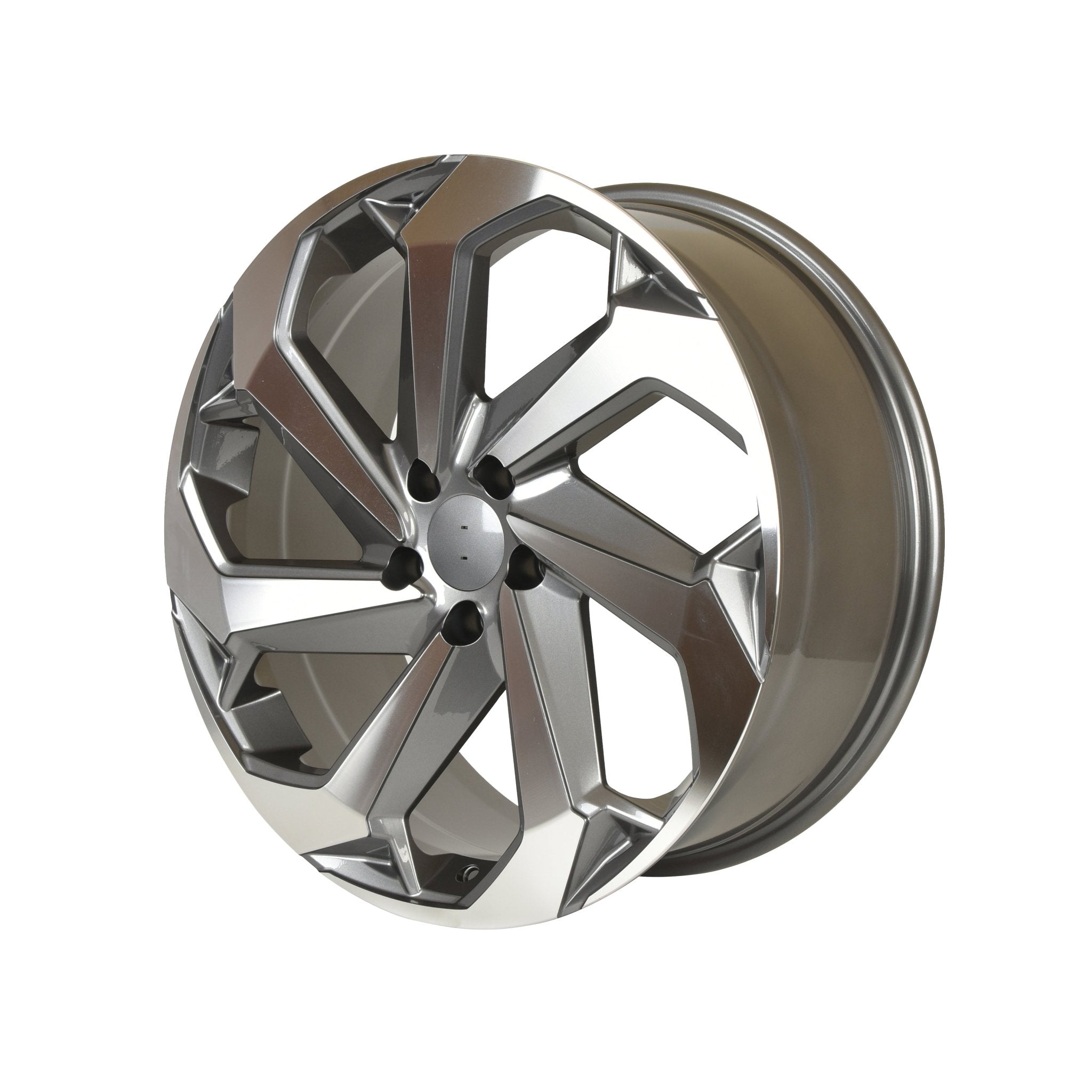 W316 Gunmetal Machined Face 22x8.0 ET40 5x120 CB73.1 - Gun Hill Tire House (WTW - WHOLESALE TIRES & WHEELS)