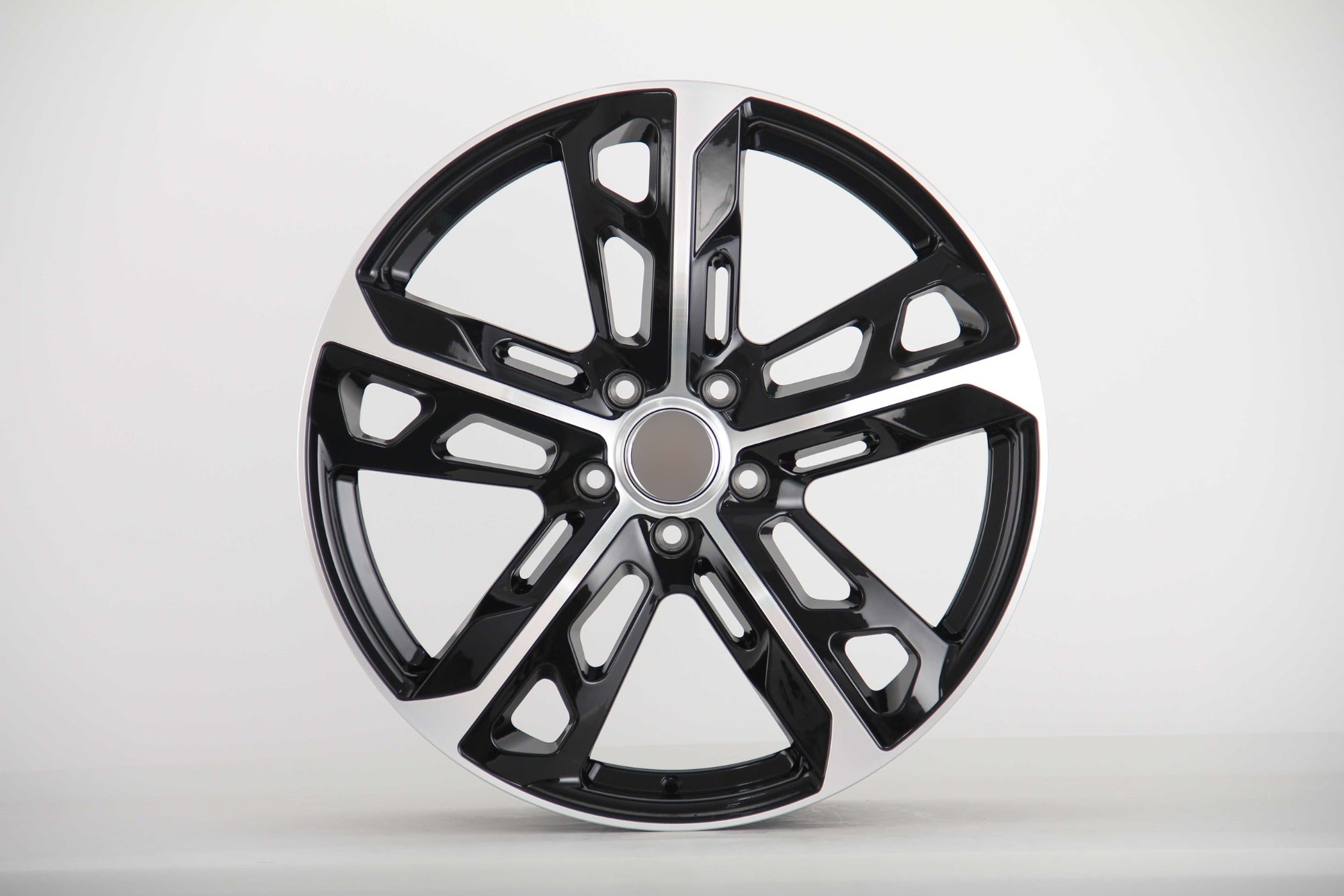 W865 876 Black Machined Face 22x9.5 ET70 5x130 CB71.6 - Gun Hill Tire House (WTW - WHOLESALE TIRES & WHEELS)