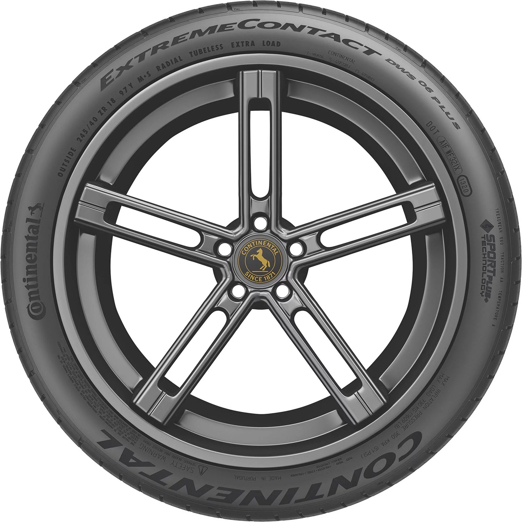 Continental Extremecontact DWS06 plus All Season 225/55ZR16 95W Passenger Tire - Gun Hill Tire House (WTW - WHOLESALE TIRES & WHEELS)