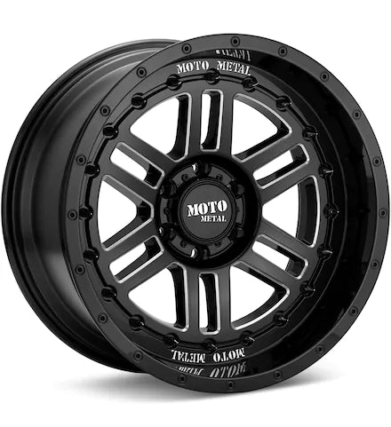 MOTO METAL MO800 DEEP SIX BLACK MACHINED W/BRONZE TINT - Gun Hill Tire House (WTW - WHOLESALE TIRES & WHEELS)