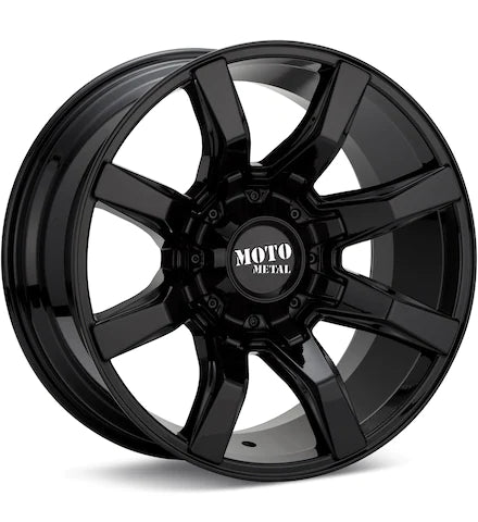 MOTO METAL MO804 SPIDER GLOSS BLACK PAINTED - Gun Hill Tire House (WTW - WHOLESALE TIRES & WHEELS)