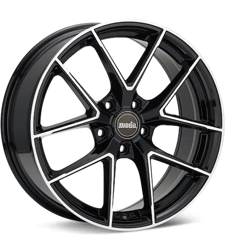 MODA MD27 MACHINED W/BLACK ACCENT - Gun Hill Tire House (WTW - WHOLESALE TIRES & WHEELS)