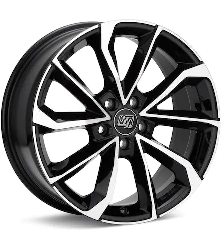 MSW TYPE 42 MACHINED W/GLOSS BLACK ACCENT - Gun Hill Tire House (WTW - WHOLESALE TIRES & WHEELS)