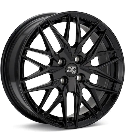 MSW TYPE 50 4 - LUG MACHINED W/GUNMETAL ACCENT - Gun Hill Tire House (WTW - WHOLESALE TIRES & WHEELS)