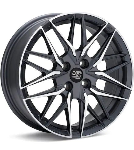 MSW TYPE 50 4 - LUG GLOSS BLACK PAINTED - Gun Hill Tire House (WTW - WHOLESALE TIRES & WHEELS)