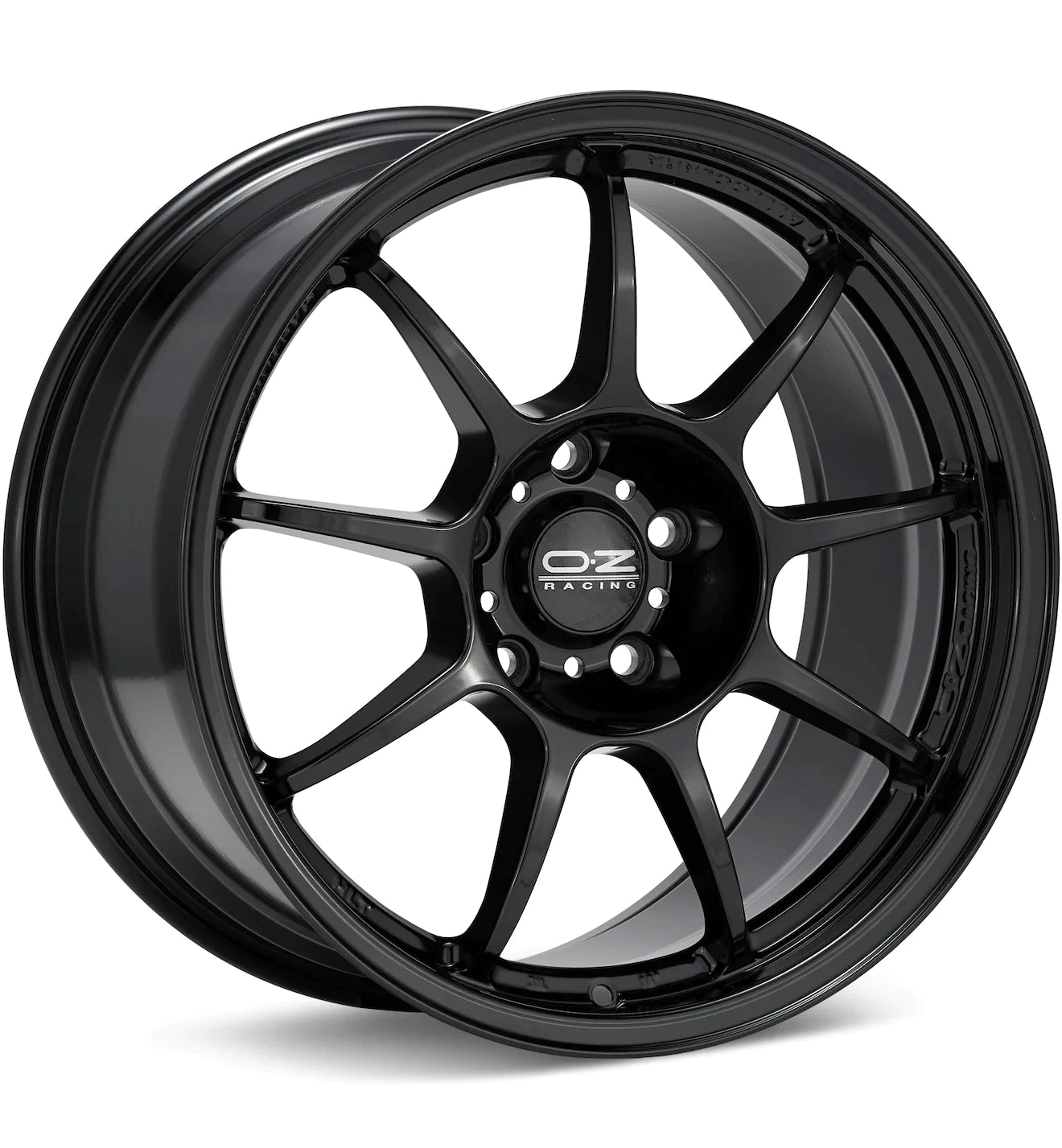 O.Z. ALLEGGERITA HLT GLOSS BLACK PAINTED - Gun Hill Tire House (WTW - WHOLESALE TIRES & WHEELS)