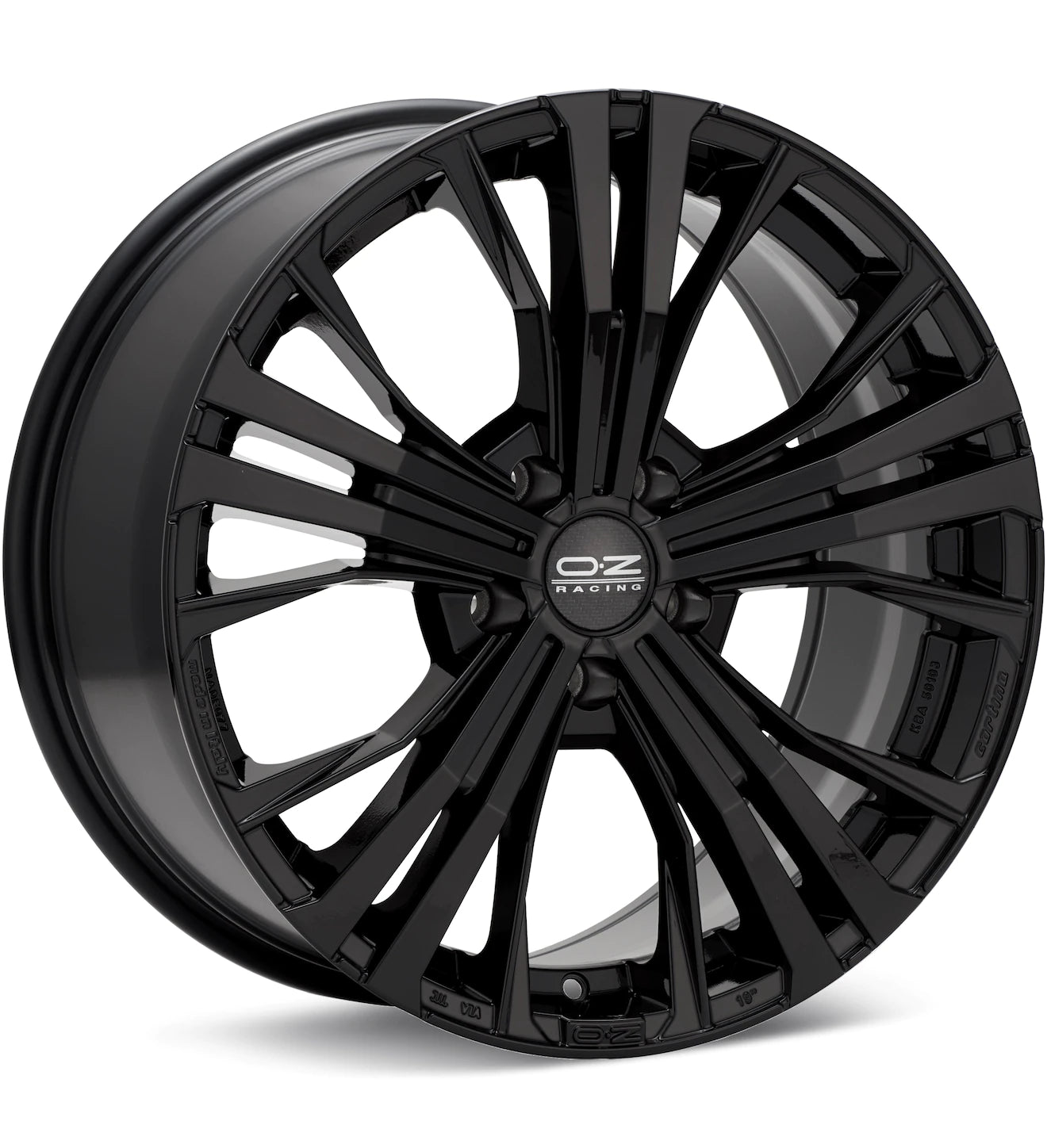 O.Z. CORTINA GLOSS BLACK PAINTED - Gun Hill Tire House (WTW - WHOLESALE TIRES & WHEELS)