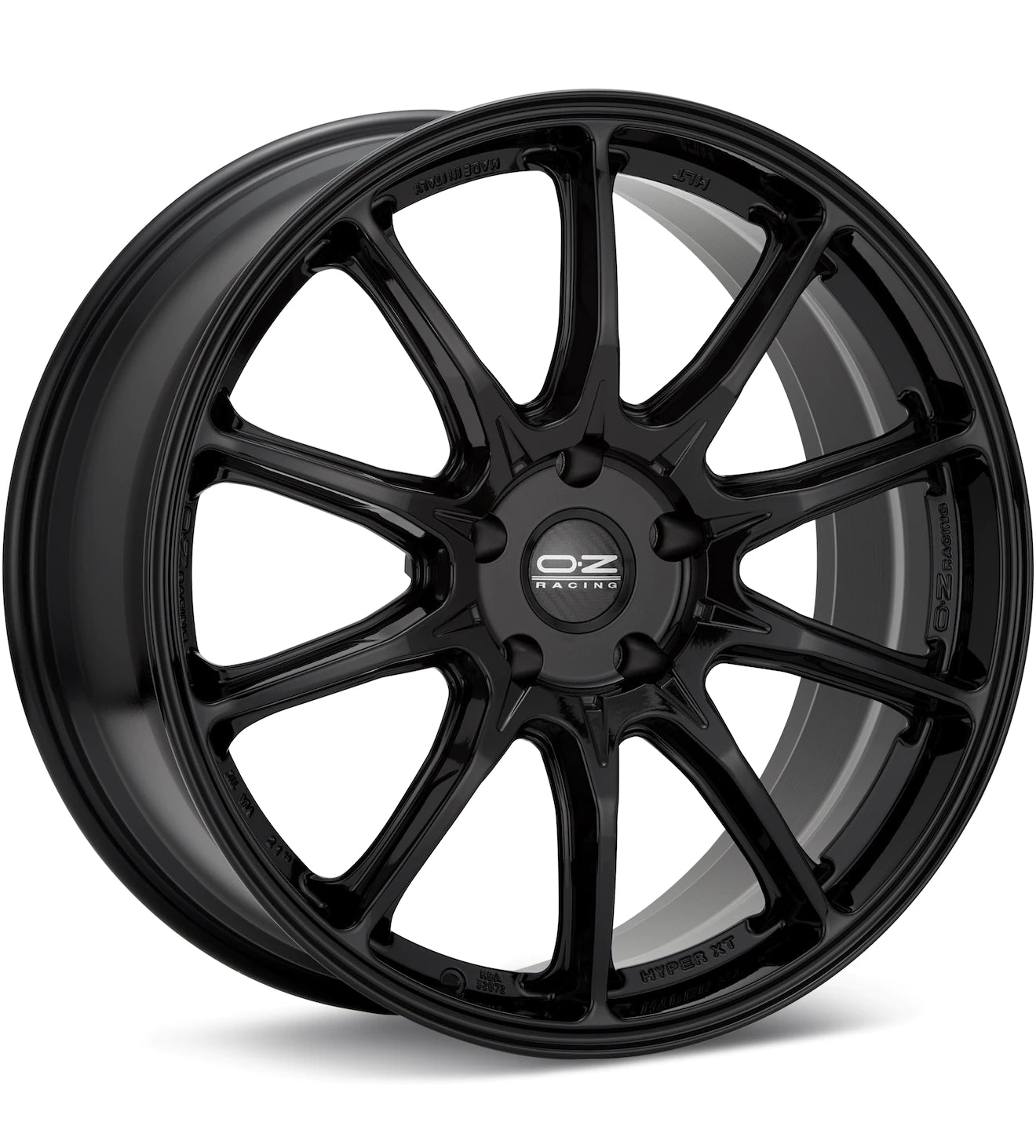 O.Z. HYPER XT HLT GLOSS BLACK PAINTED - Gun Hill Tire House (WTW - WHOLESALE TIRES & WHEELS)