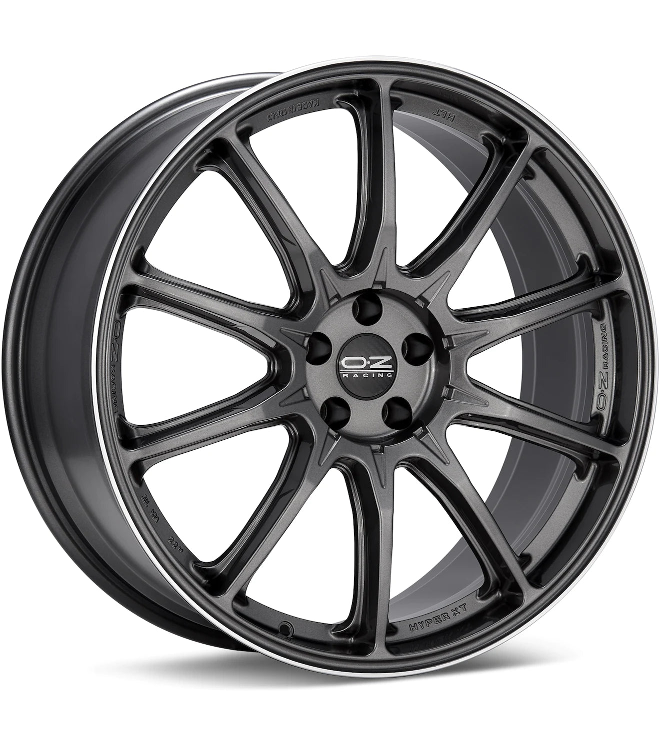 O.Z. HYPER XT HLT GLOSS BLACK PAINTED - Gun Hill Tire House (WTW - WHOLESALE TIRES & WHEELS)