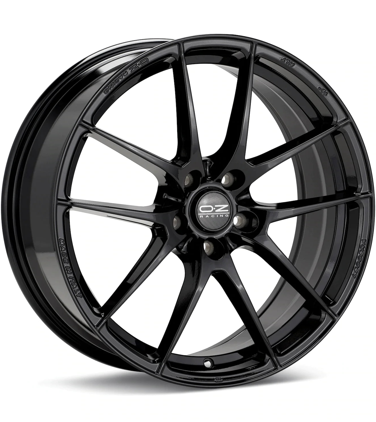 O.Z. LEGGERA HLT GLOSS BLACK PAINTED - Gun Hill Tire House (WTW - WHOLESALE TIRES & WHEELS)