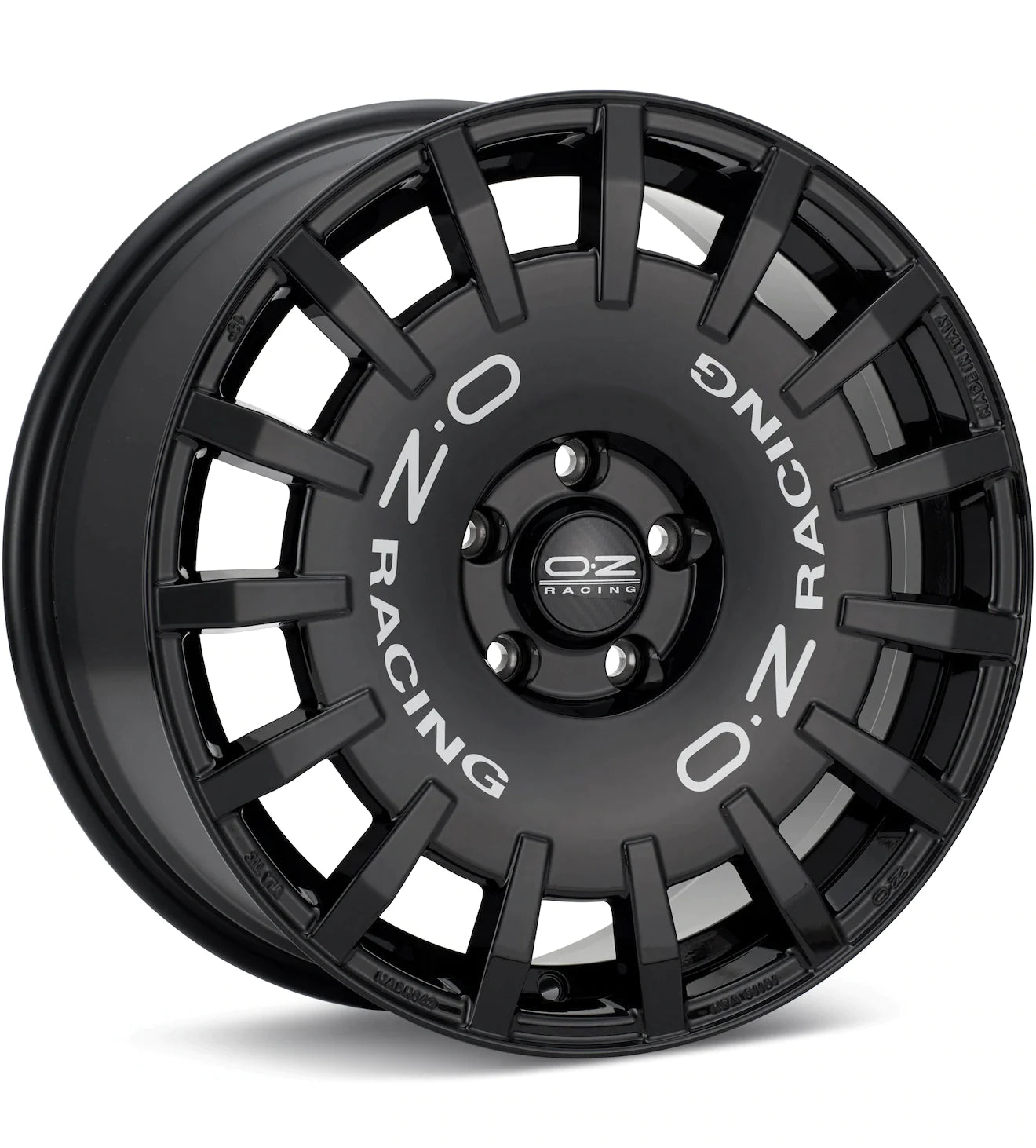 O.Z. RALLY RACING GLOSS BLACK PAINTED - Gun Hill Tire House (WTW - WHOLESALE TIRES & WHEELS)