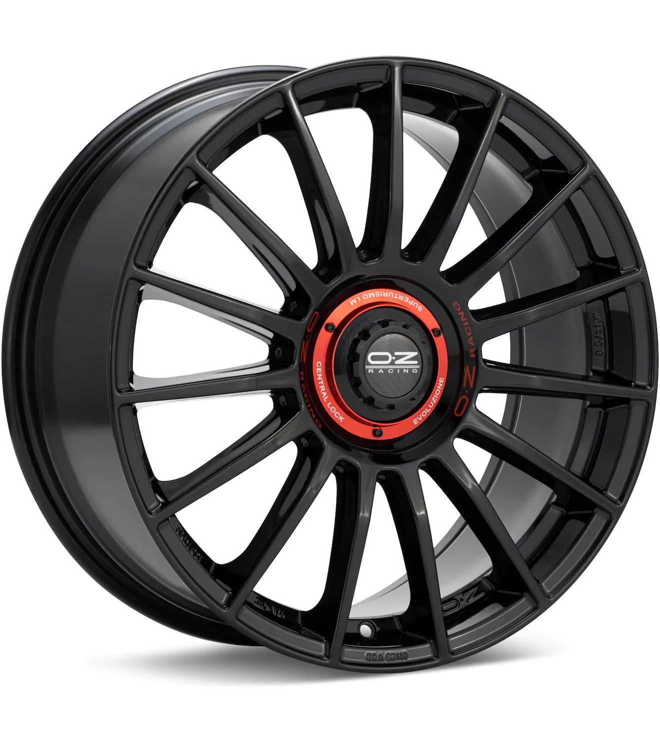 O.Z. SUPERTURISMO EVOLUZIONE GLOSS BLACK PAINTED - Gun Hill Tire House (WTW - WHOLESALE TIRES & WHEELS)