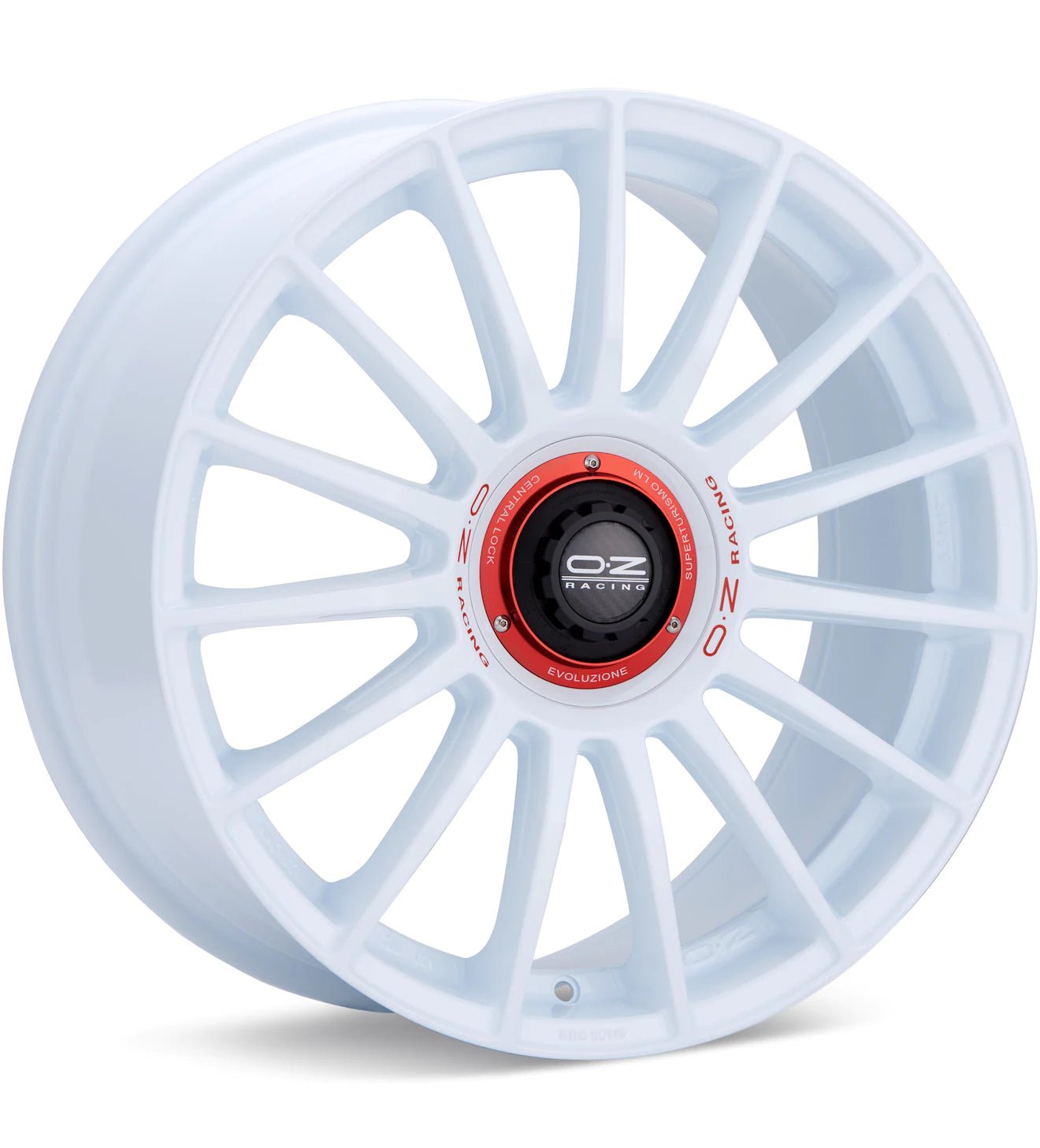 O.Z. SUPERTURISMO EVO WRC WHITE PAINTED - Gun Hill Tire House (WTW - WHOLESALE TIRES & WHEELS)