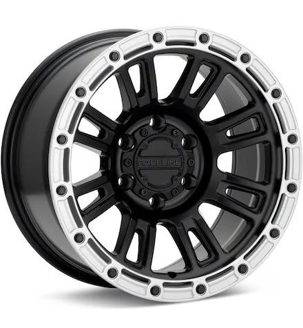 RACELINE COMPASS SATIN BLACK PAINTED - Gun Hill Tire House (WTW - WHOLESALE TIRES & WHEELS)