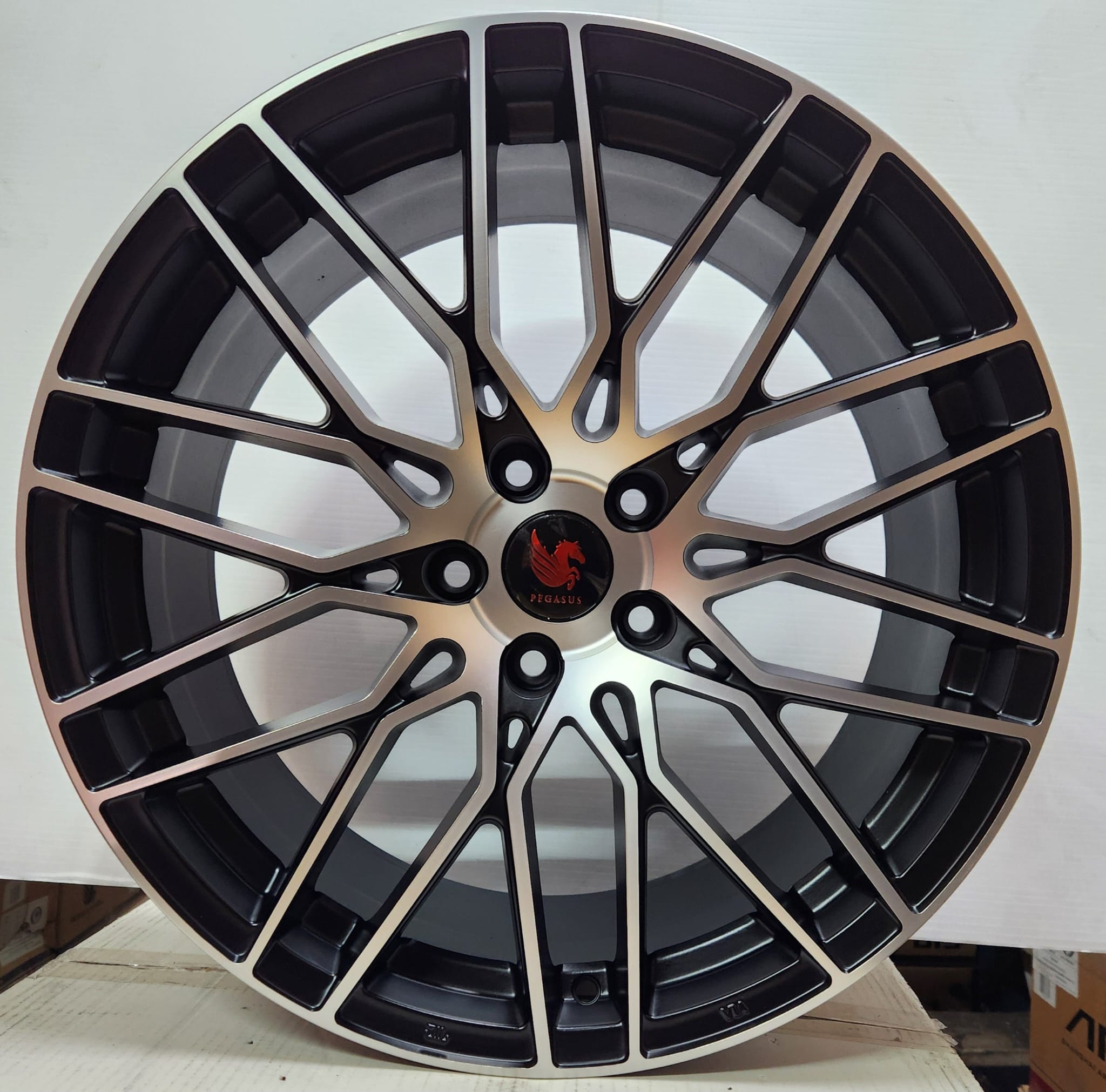 AF06 19X9.5 5X120 MATT BLACK MACHINED FACE - Gun Hill Tire House (WTW - WHOLESALE TIRES & WHEELS)