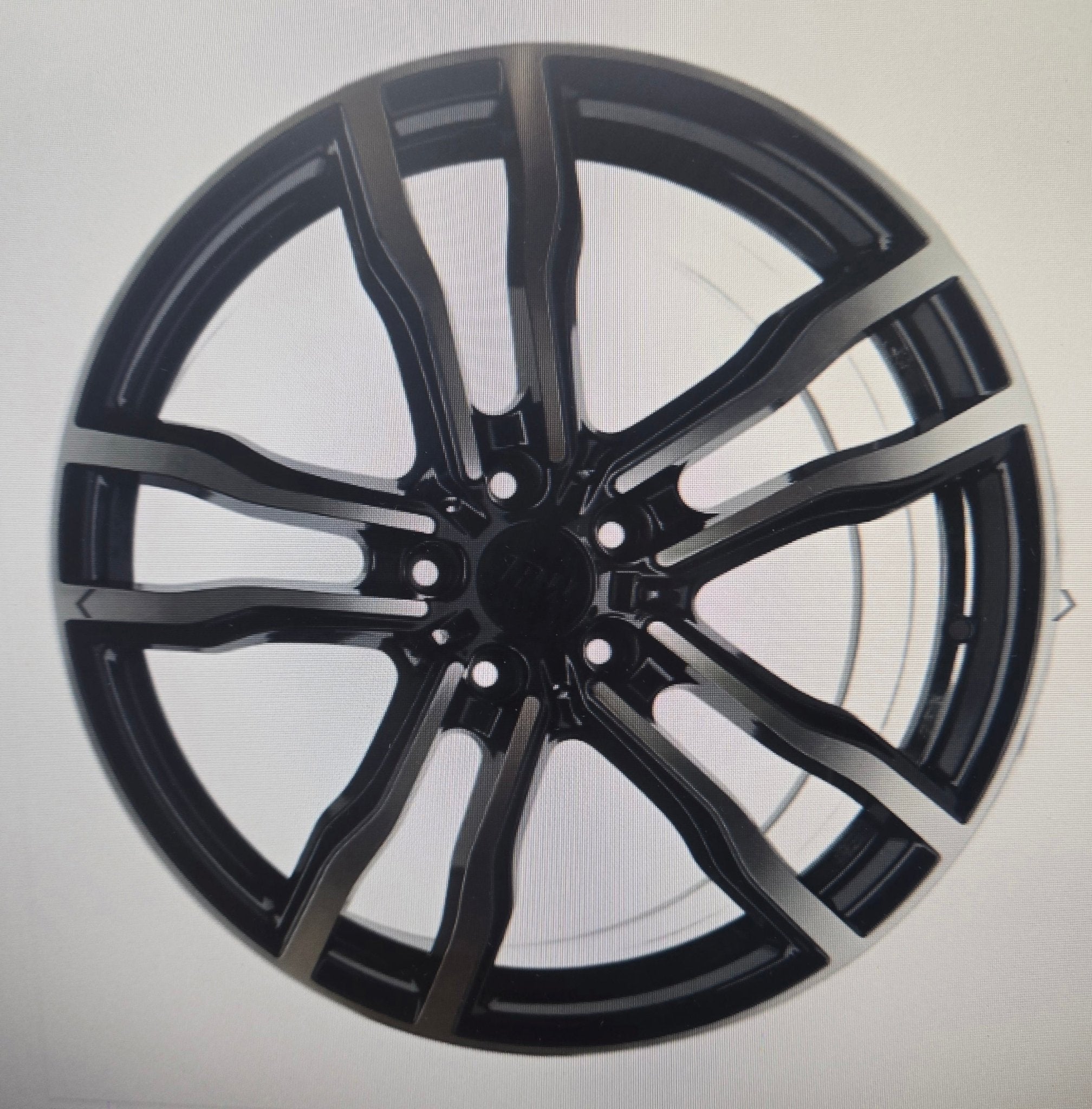 W732 20X10 5X120 BLACK MACHINED FACE - Gun Hill Tire House (WTW - WHOLESALE TIRES & WHEELS)