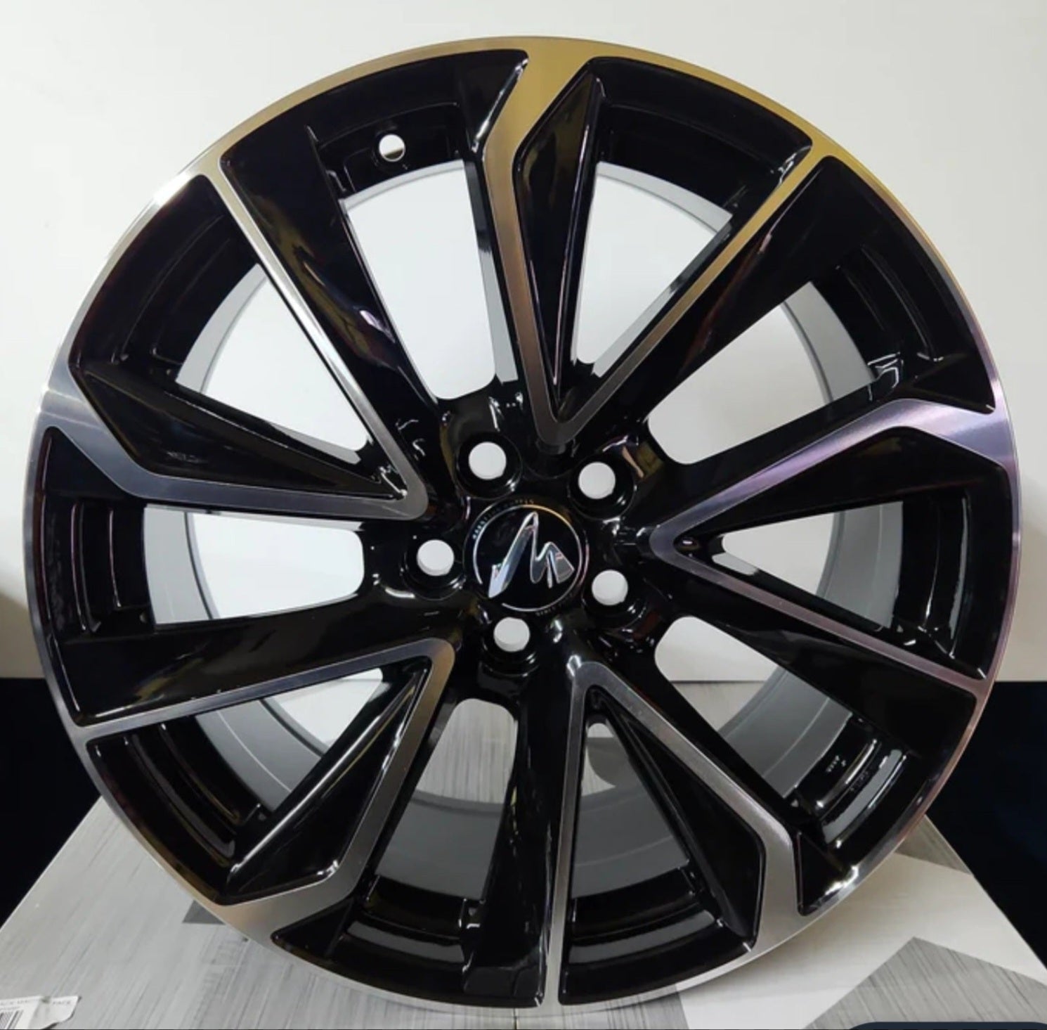 WEOE - TOY 233420 16X7.0 5X100 BLACK MACHINED FACE - Gun Hill Tire House (WTW - WHOLESALE TIRES & WHEELS)