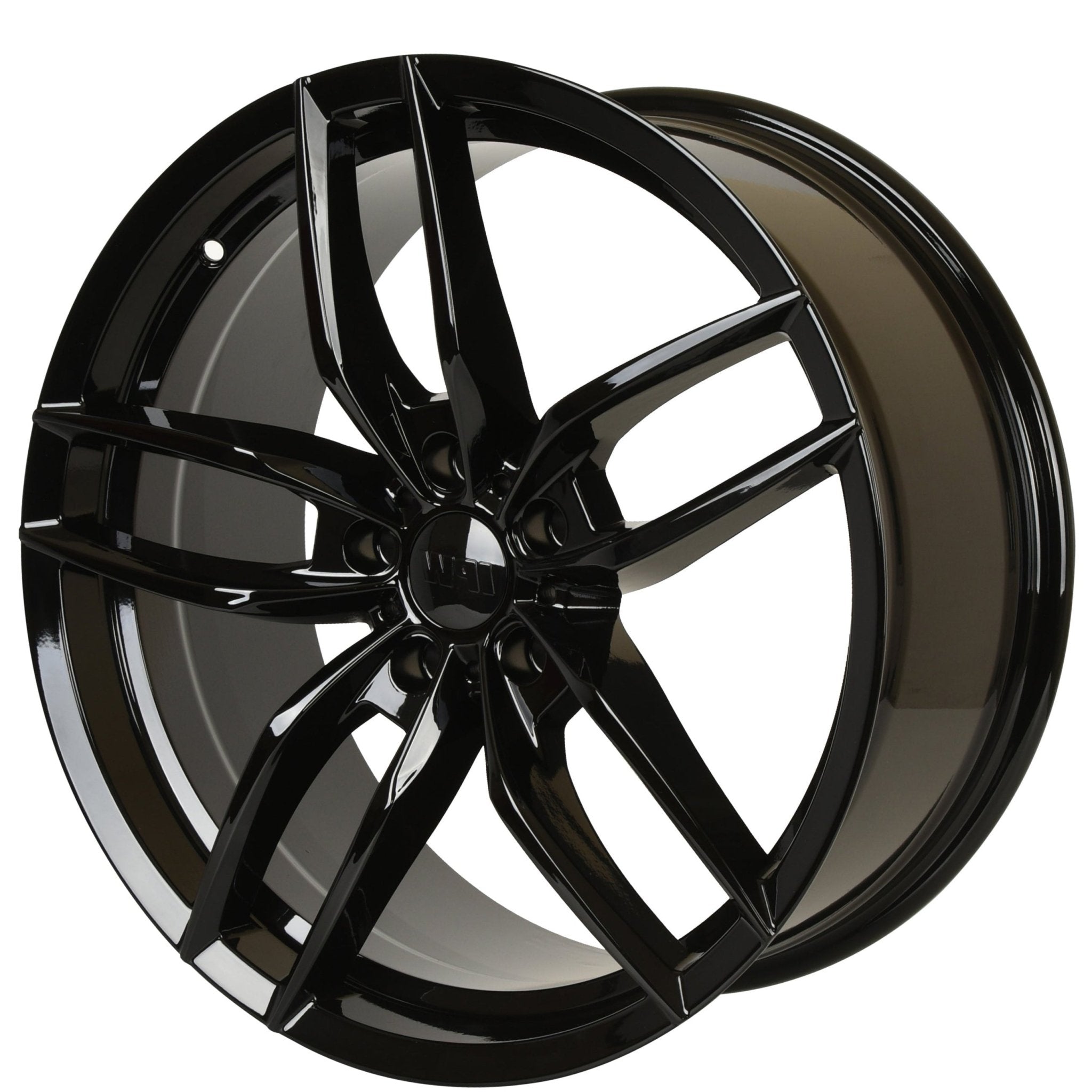 W524 20X8.5 5X114.3 GLOSS BLACK - Gun Hill Tire House (WTW - WHOLESALE TIRES & WHEELS)