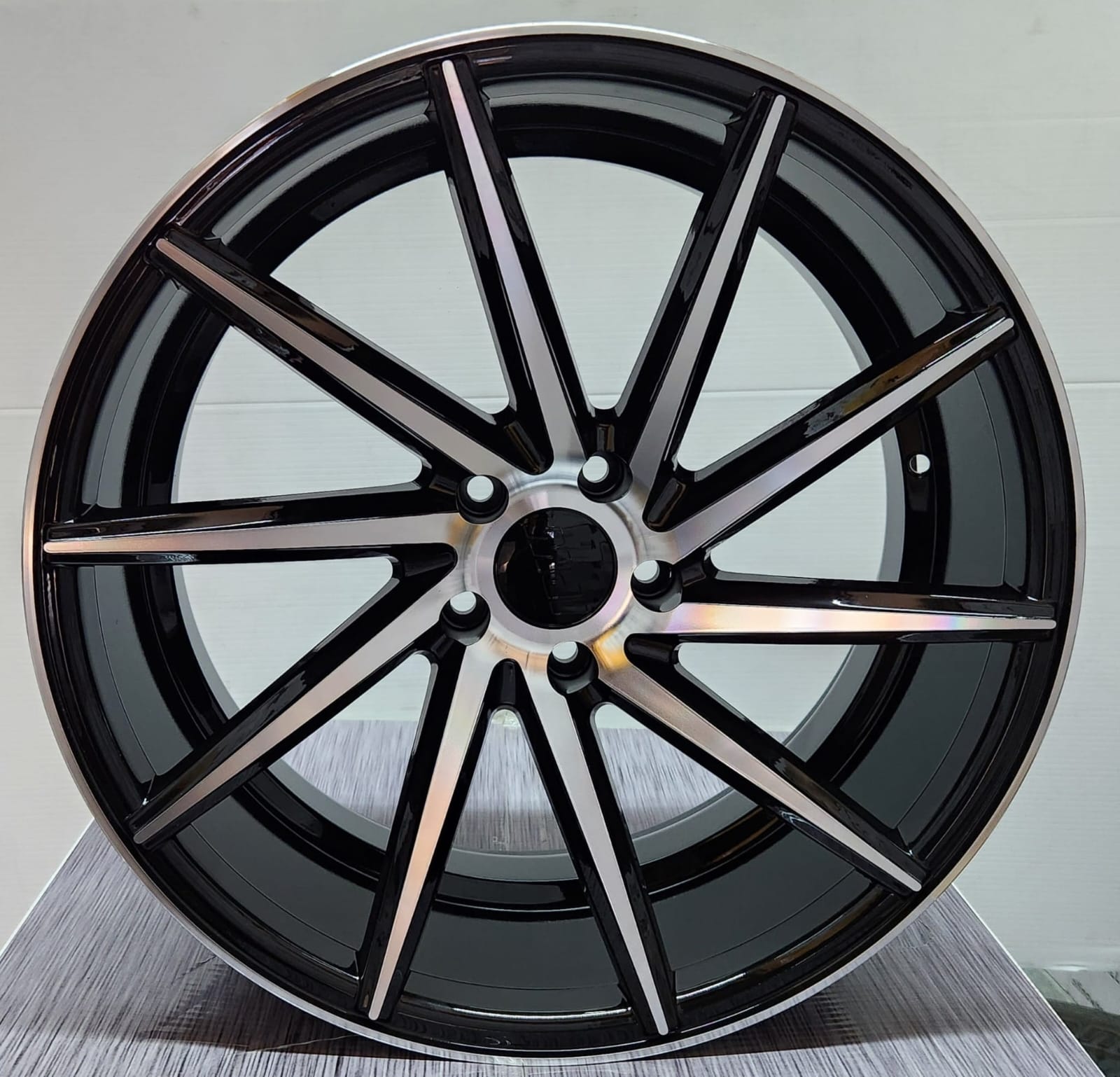 Af301 17X7.5 5X120 BLACK MACHINED FACE - Gun Hill Tire House (WTW - WHOLESALE TIRES & WHEELS)