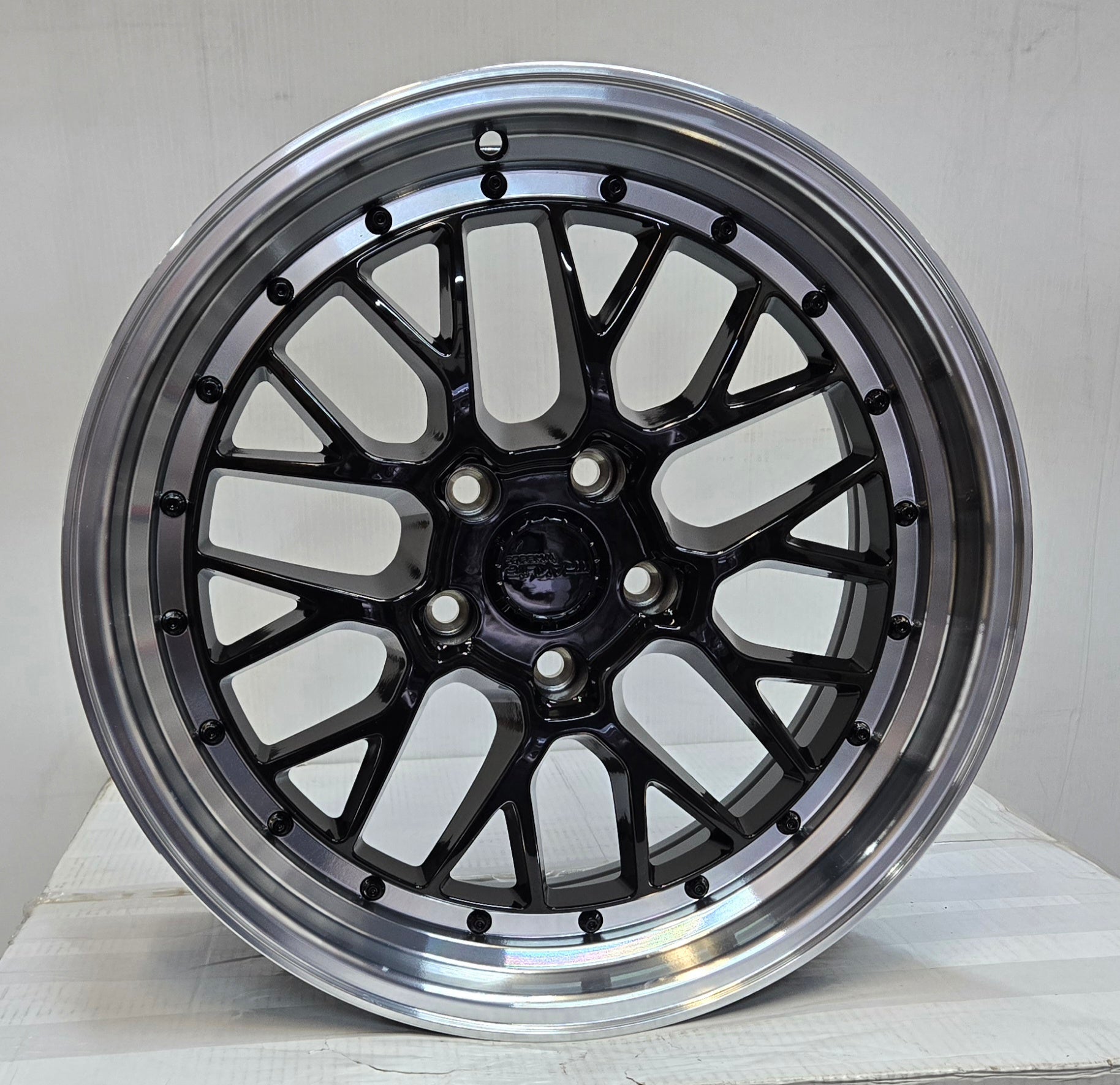TRAKLITE TURBULANCE 18X8.5 5X114.3 GLOSS BLACK POLISHED LIP - Gun Hill Tire House (WTW - WHOLESALE TIRES & WHEELS)