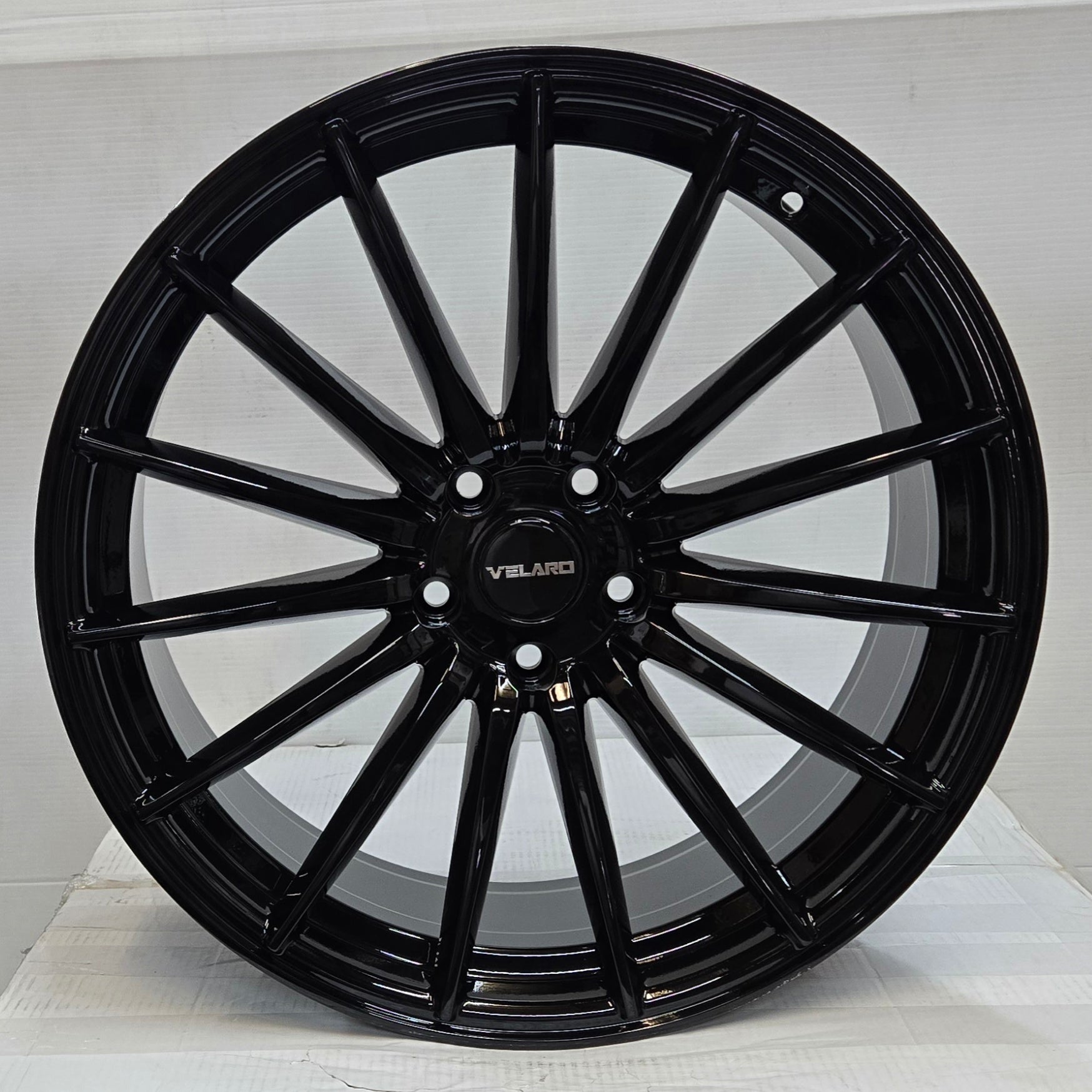 VELARO VR-34 20X8.5 5X114.3 GLOSS BLACK - Gun Hill Tire House (WTW-WHOLESALE TIRES & WHEELS)